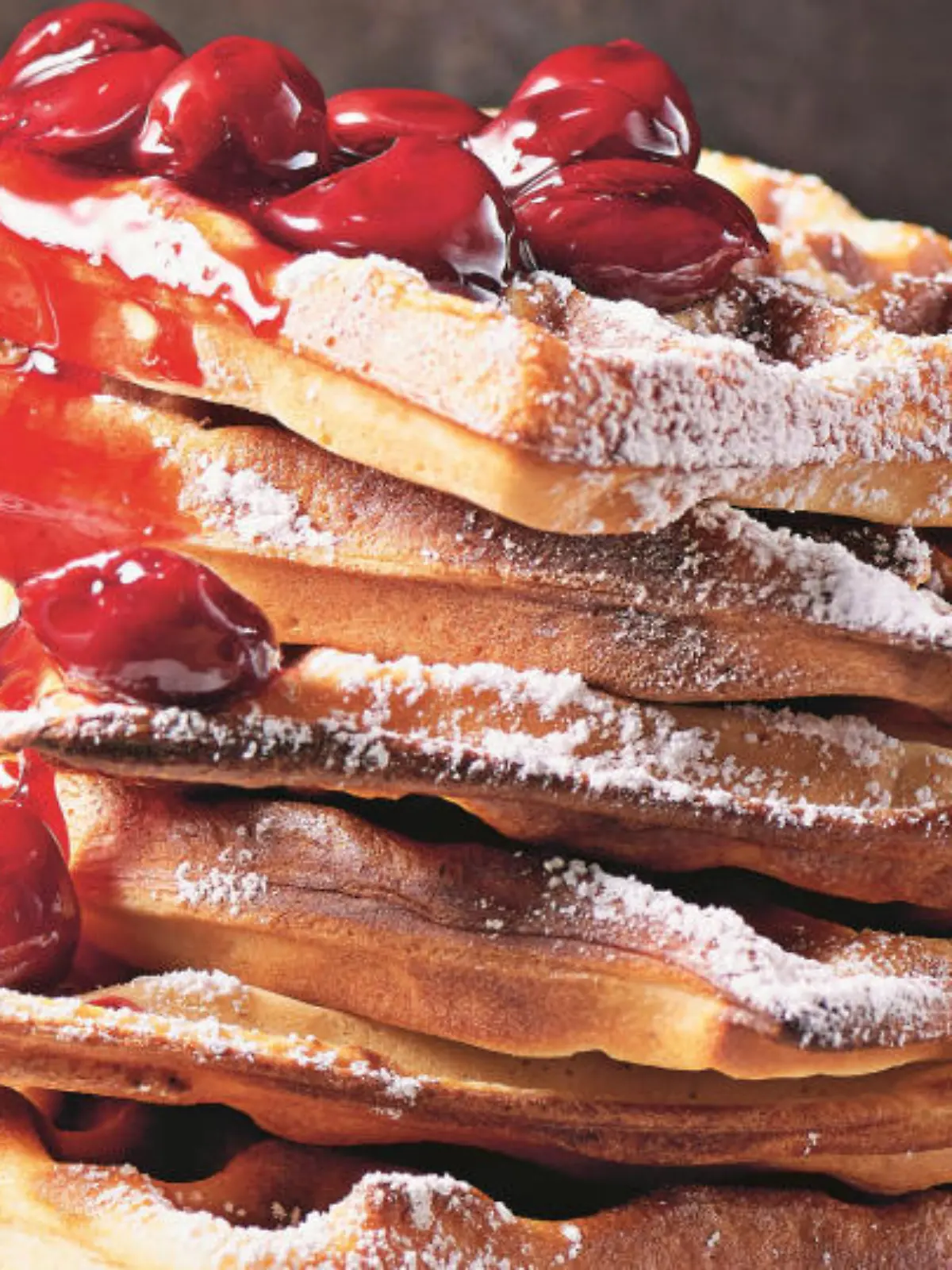 Belgische Waffeln mit Kirschen: Das Rezept von Steffen Henssler