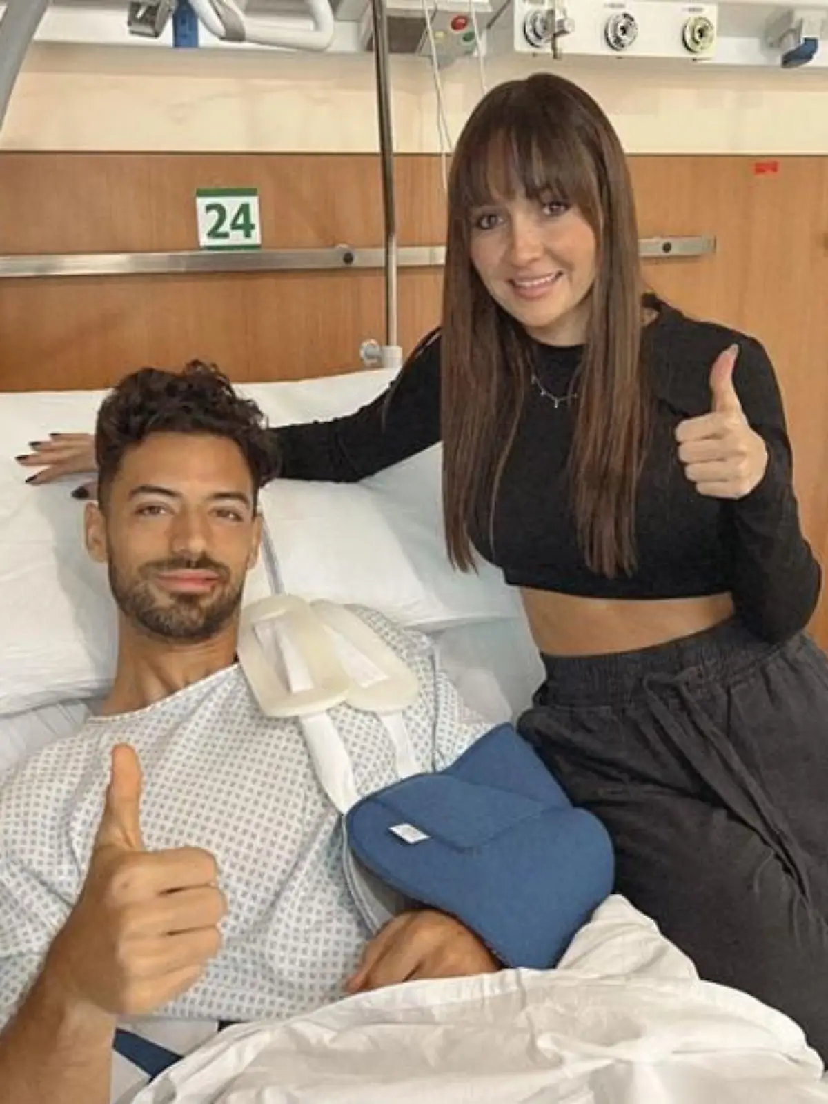 Pablo Mari meldet sich nach seiner OP aus dem Krankenhaus.