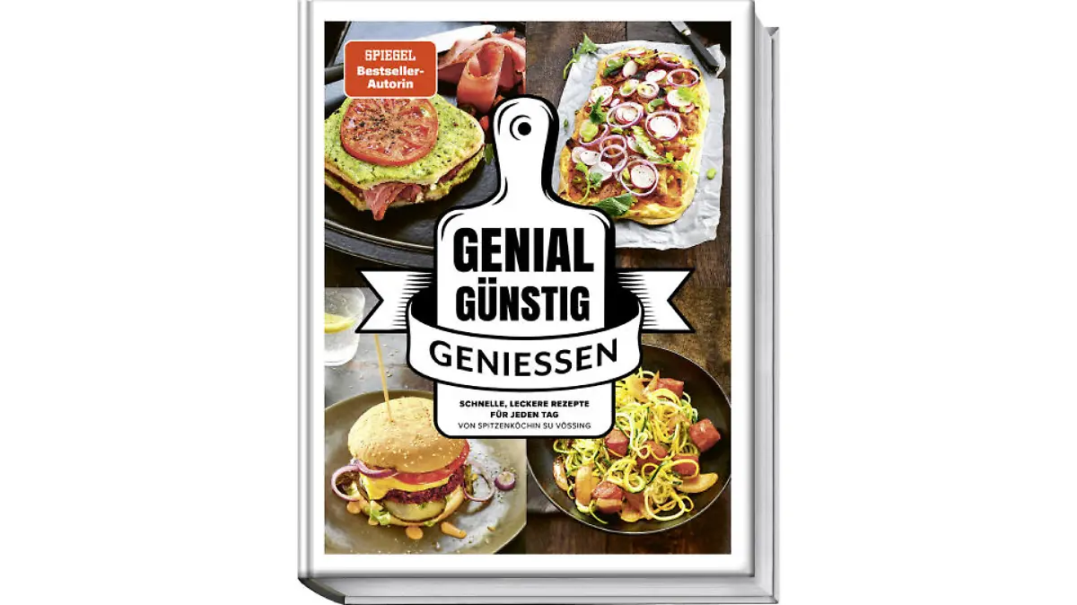 "Genial günstig genießen" bietet rund 70 Rezepte für Gerichte unter 5 Euro