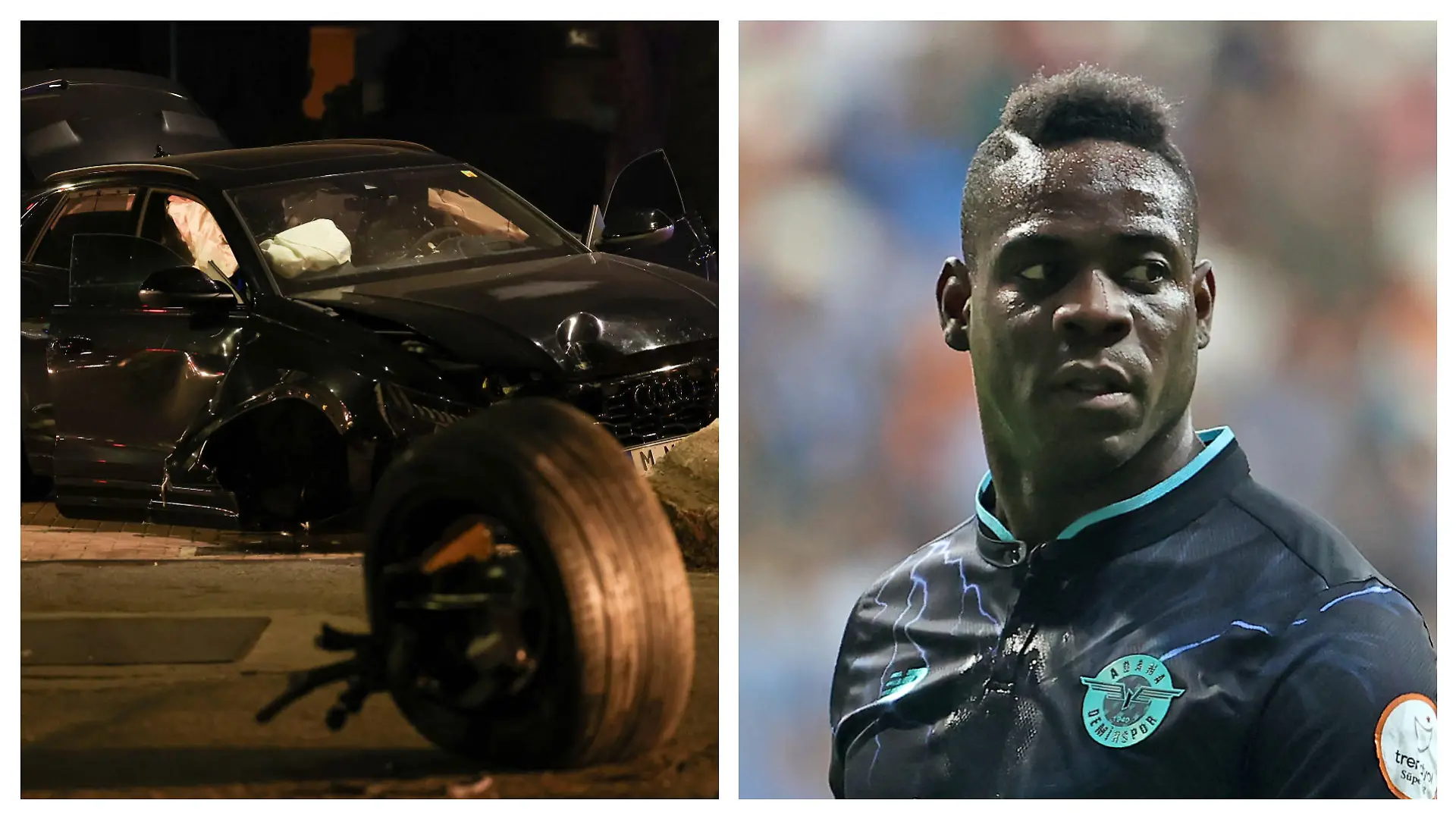Mario Balotelli hatte einen schweren Autounfall.
