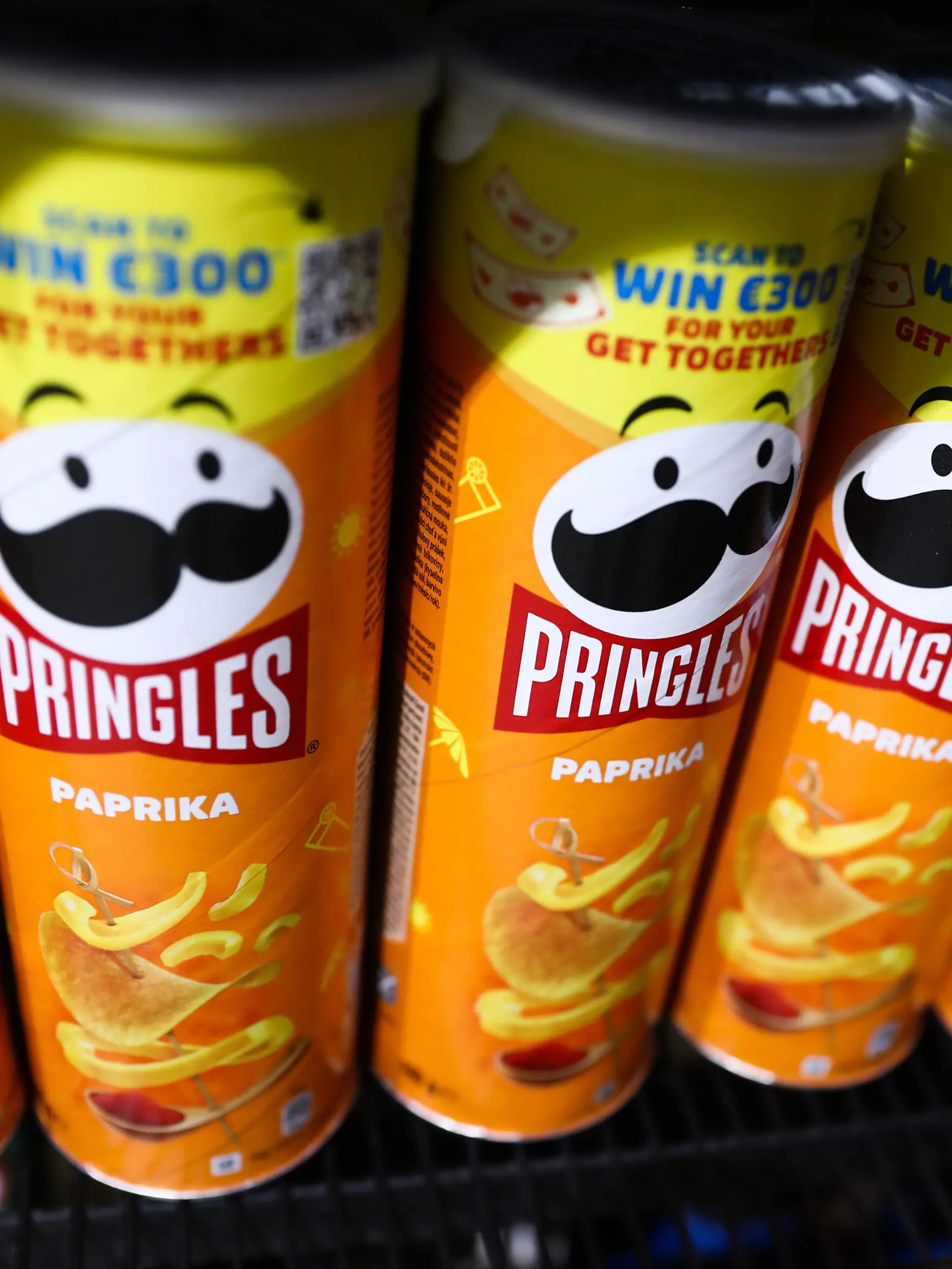 Pringles packaging are seen in a grocery store in Krakow, Poland on August 28, 2023. (Photo by Jakub Porzycki/NurPhoto)