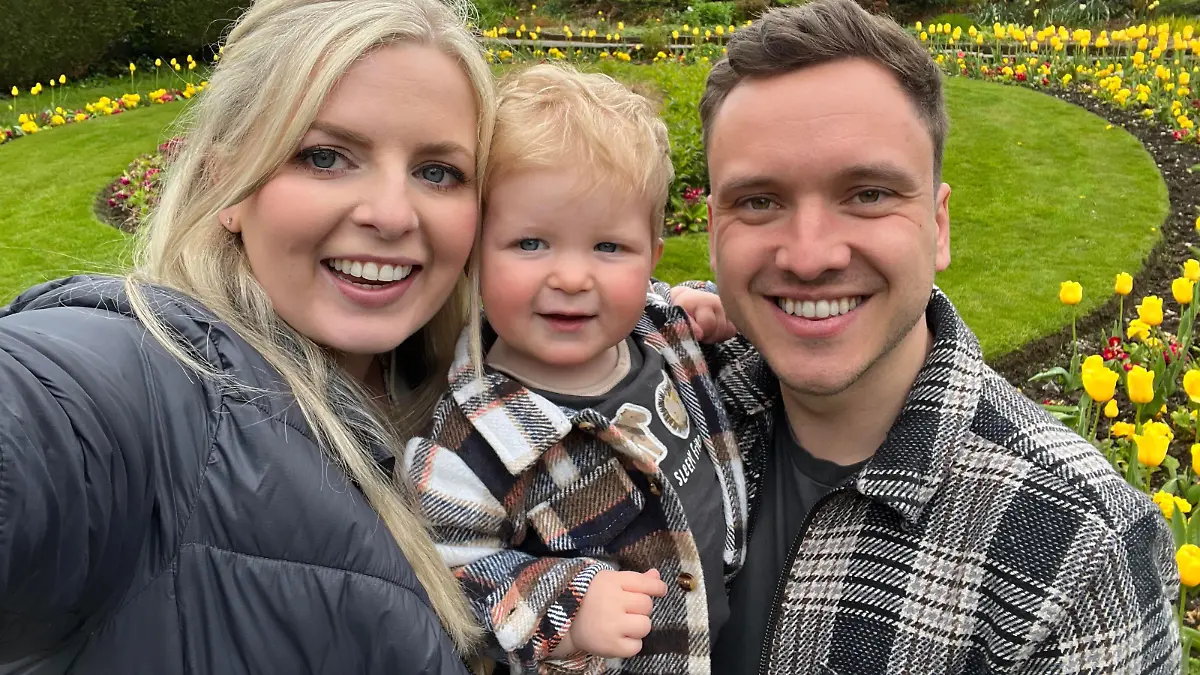 STRICTLY NO USE ON THE SUN

Story from Jam Press (Baby Bruises)

Pictured: Baby Ryan Makinson with mum Danielle and dad Ian.

Lancashire mum 'heartbroken' by devastating reason baby is covered in bruises

A mum has shared how her heart "broke into pieces" after she found out the devastating reason why her baby boy was covered in bruises.

Baby Ryan Makinson was just nine-months-old when mum Danielle, 30, and dad Ian, 31, began noticing unusual bruising on his body.

Danielle, a company director from Ormskirk, Lancashire, knew something wasn't right with the tot, so in March 2022 decided to take him to A&E.

After countless blood tests, Danielle and Ian were given the heart shattering news that their healthy baby boy was actually battling with severe haemophilia – a rare and life-threatening condition in which the blood does not clot properly.

The inherited condition has no cure and can cause uncontrollable internal bleeds – which could have devastating effects. 

“I felt as though my heart broke into pieces," Danielle told NeedToKnow.online. 

"I have never felt a feeling like it before, I felt like I was grieving for the normal healthy life I had imagined for Ryan. 

"Every time I thought about it I would break down into tears. 

"I was confused, angry, upset and worried about Ryan. 

"I had so many questions to ask about the condition about Ryan’s future and what treatments there [were].”

Prior to his diagnosis, the little boy had been suffering with bruising on his bottom lip, sore bruises on his knees and shin, and also has a big haematoma (pool of clotted blood) under his armpit. 

Danielle said: "Myself and Ian both burst into tears. We had so many questions and [were] so confused as we had never heard of haemophilia before. 

"We didn’t know what this would mean for Ryan and if it meant that something really bad was going to happen and we would lose him.”

In Ryan's case, he was diagnosed with severe haemophilia A, with a factor VIII level of 