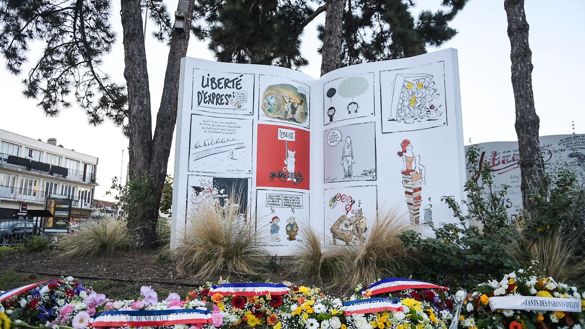 Lehrer Samuel Paty wurde enthauptet sechs Schüler vor Gericht