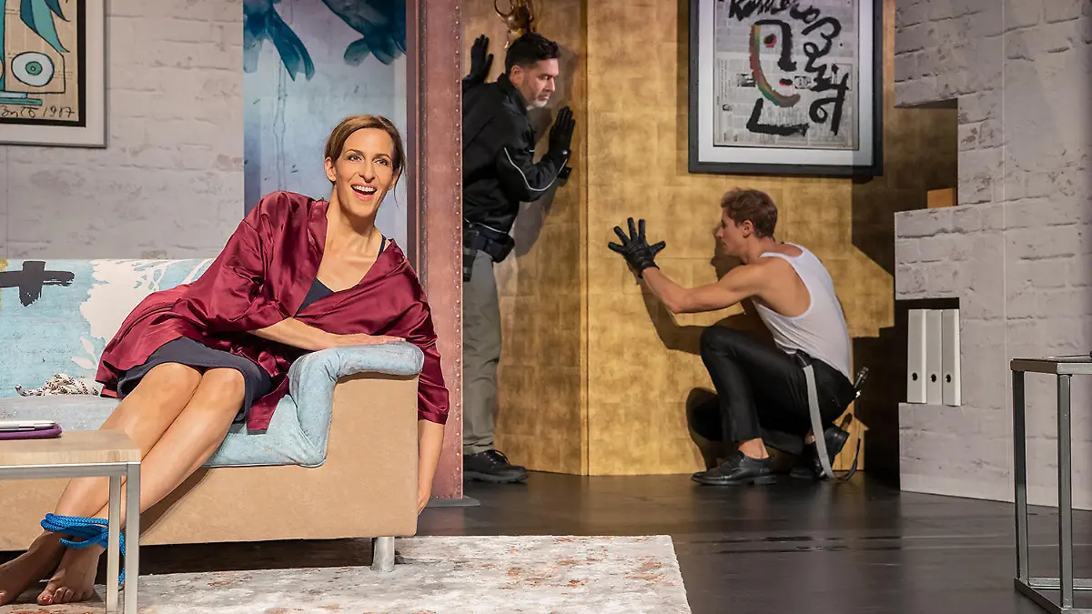 Ulrike Frank tourt gerade mit dem Theaterstück "Ein gemeiner Trick" durch Deutschland.