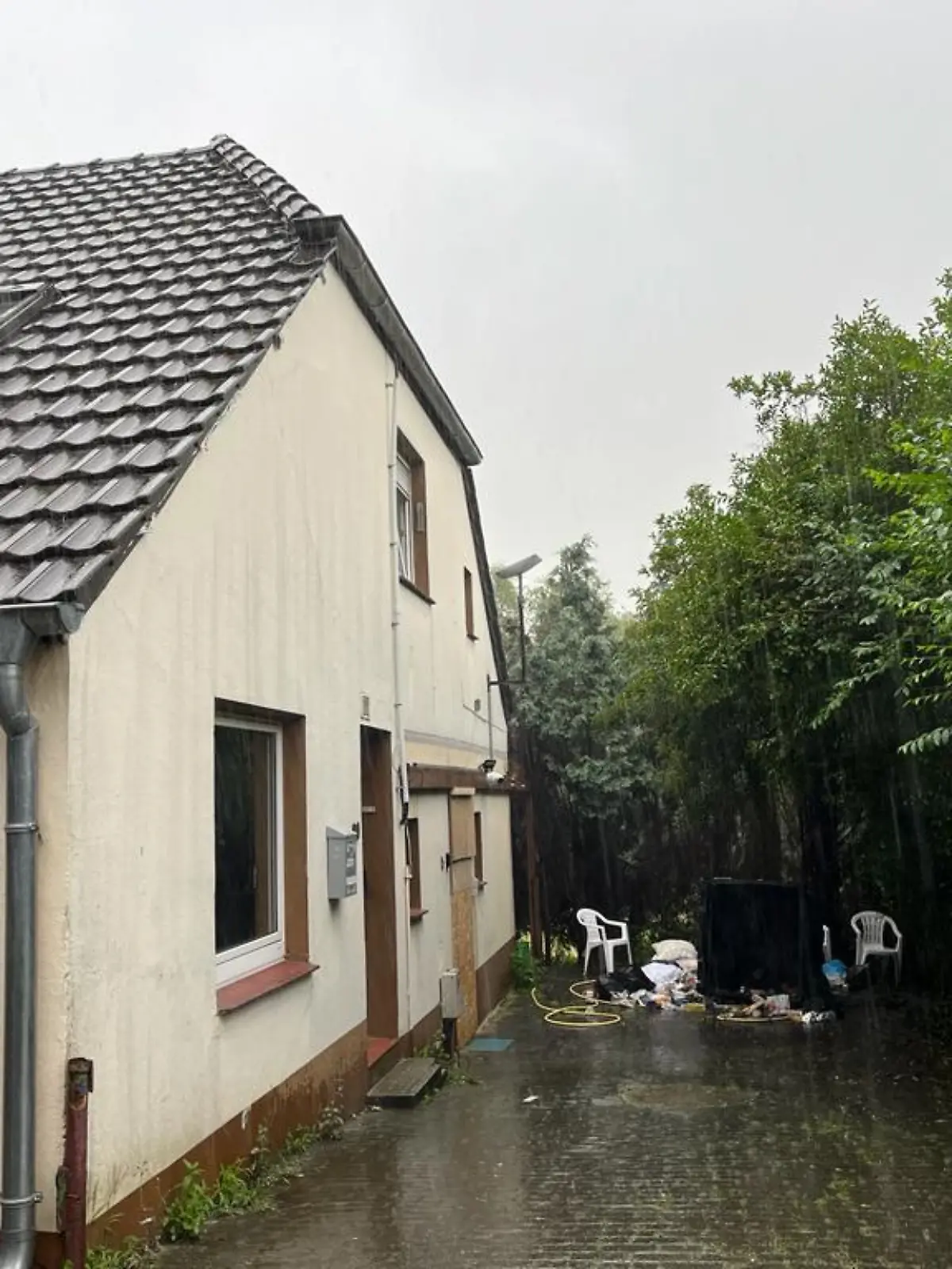 In diesem Haus in Kranenburg soll es zu der tödlichen Attacke gekommen sein