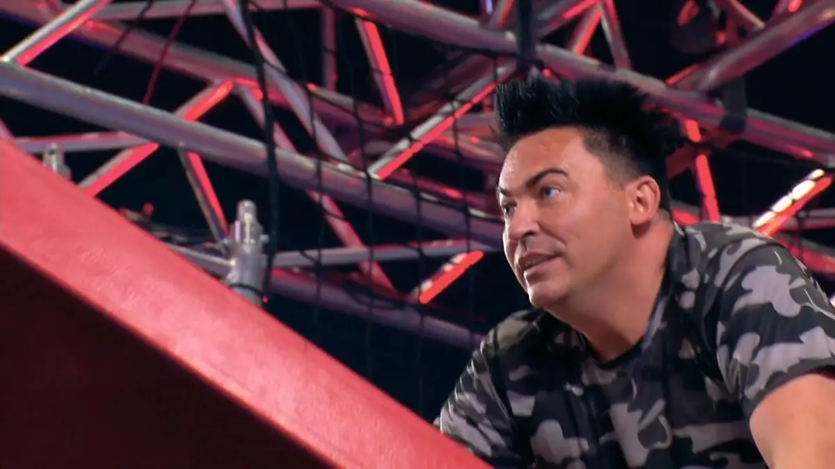 Matthias Mangiapane beim Promi-Special "Ninja-Warrior Germany"