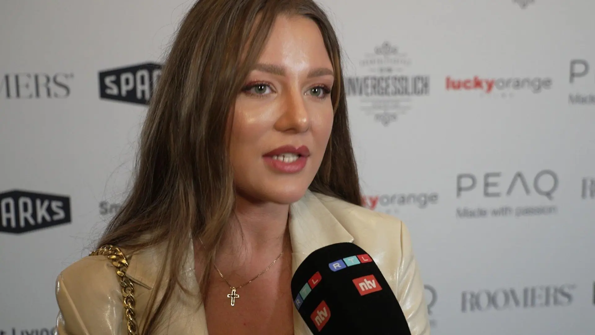 Joelina Drews im RTL-Interview.