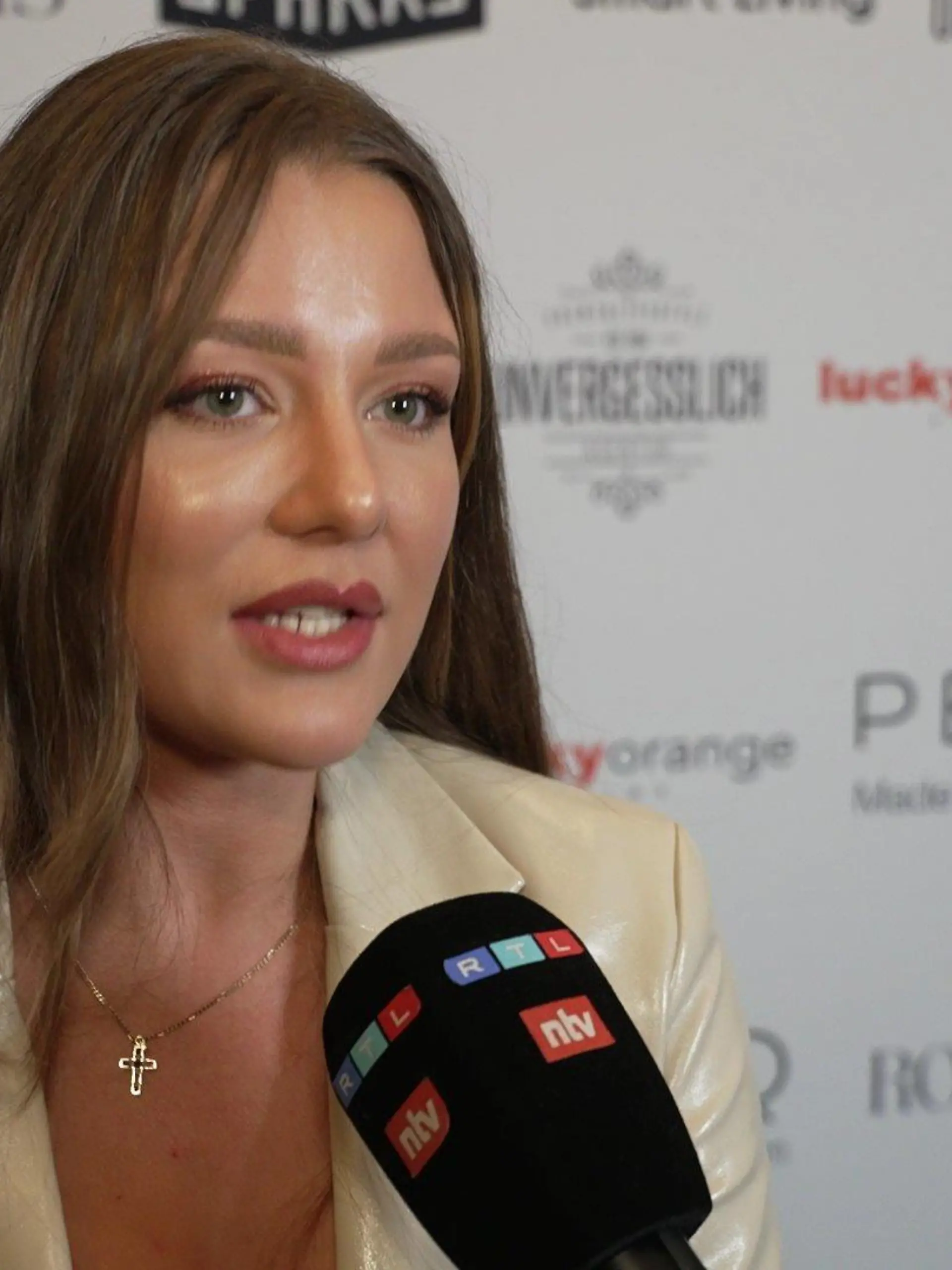Joelina Drews im RTL-Interview.