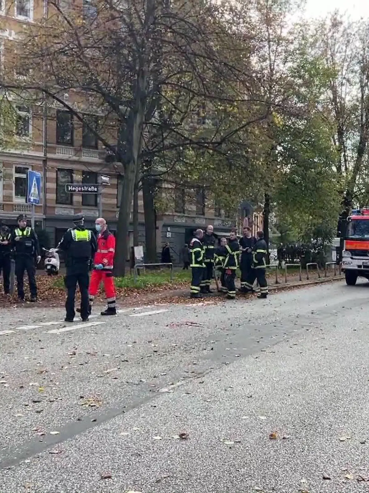 Im Hamburger-Stadtteil Hoheluft passierte der schreckliche Unfall
