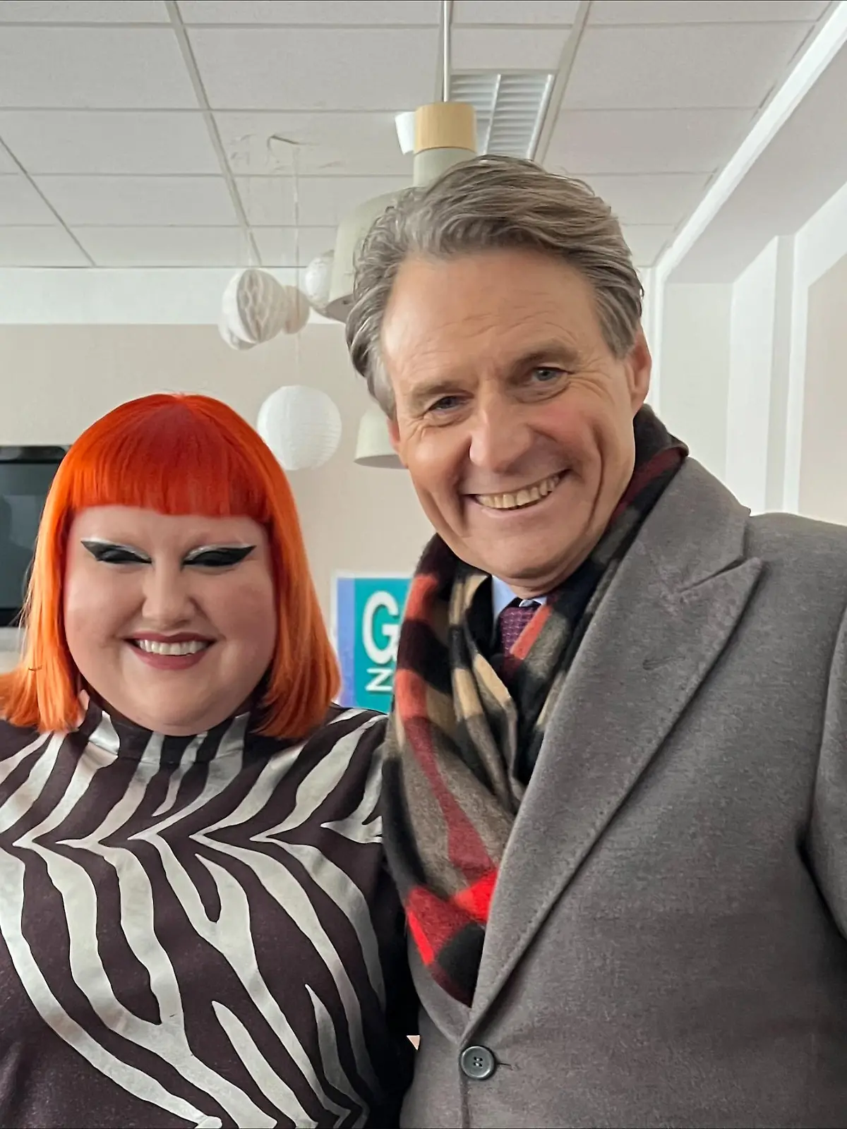 Wolfgang Bahro freut sich über den Besuch und Auftritt von Beth Ditto.