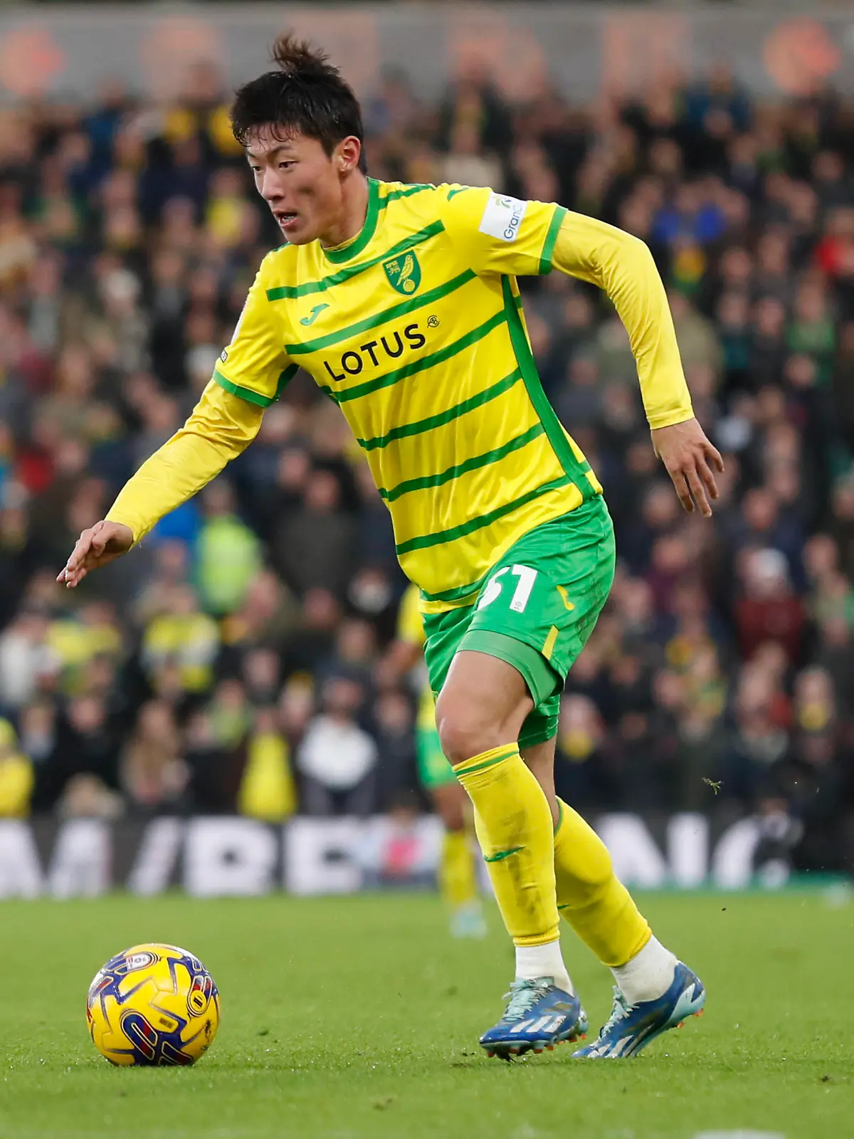 Norwich City v Queens Park Rangers Sky Bet Championship Ui-Jo Hwang of Norwich in action during the Sky Bet Championship match at Carrow Road, Norwich Copyright: xPaulxChestertonx FIL-19281-0138