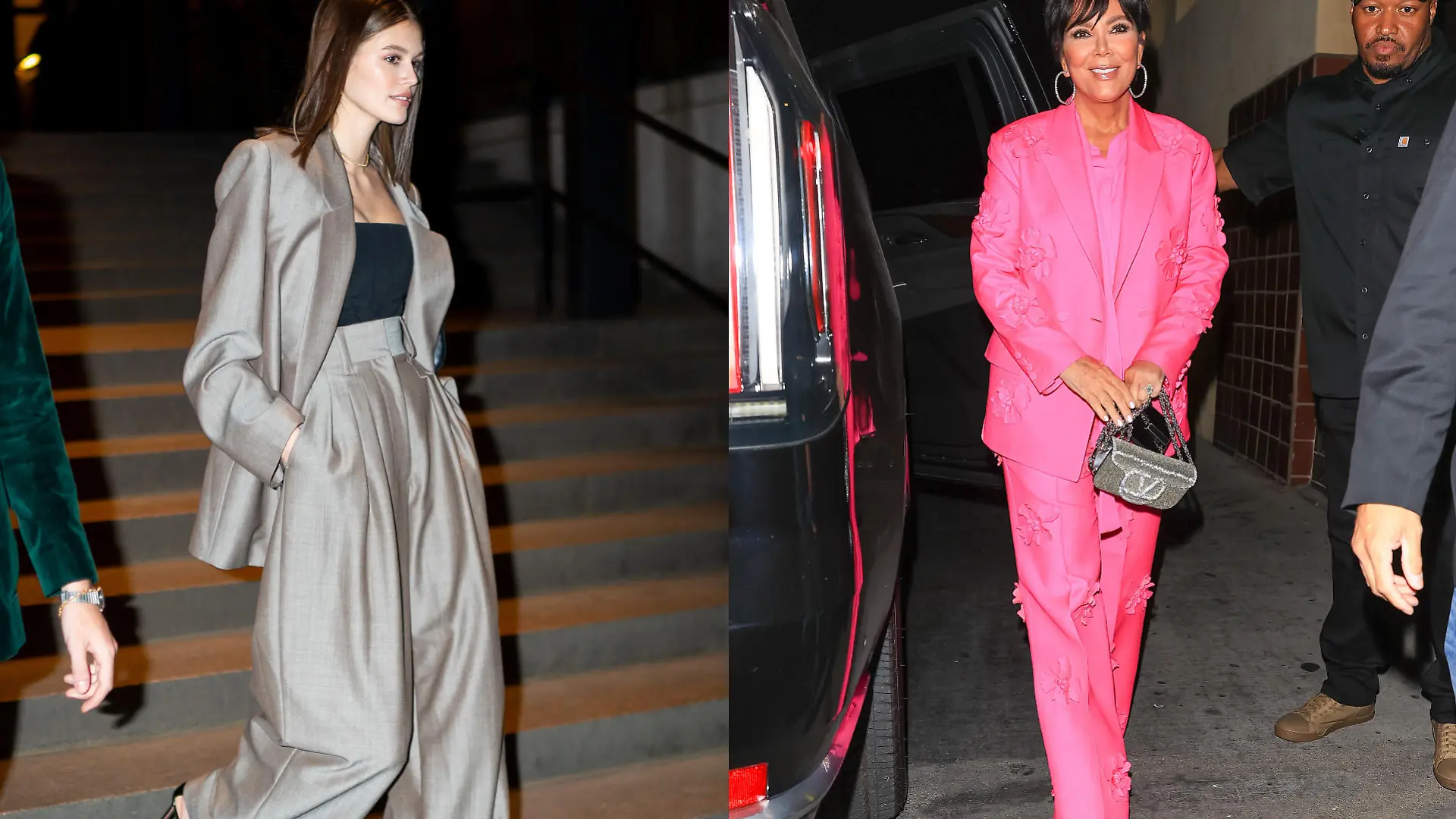 Kris Jenner will auffallen, Kaia Gerbe setzt dagegen lieber auf Understatement - glänzt aber trotzdem!