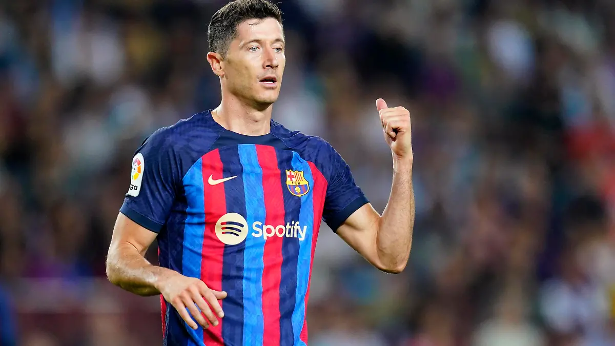  ESP: FC Barcelona, Barca Villarreal CF. La Liga Santander. Date 10 Robert Lewandowski of FC Barcelona during the La Liga match between FC Barcelona and Villarreal CF played at Spotify Camp Nou Stadium on October 20, 2022 in Barcelona, Spain. kpng Copyright: xSergioxRuizx/xPRESSINx PS_221020_031