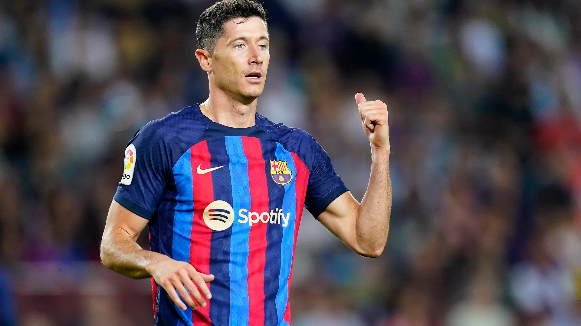 ESP: FC Barcelona, Barca Villarreal CF. La Liga Santander. Date 10 Robert Lewandowski of FC Barcelona during the La Liga match between FC Barcelona and Villarreal CF played at Spotify Camp Nou Stadium on October 20, 2022 in Barcelona, Spain. kpng Copyright: xSergioxRuizx/xPRESSINx PS_221020_031