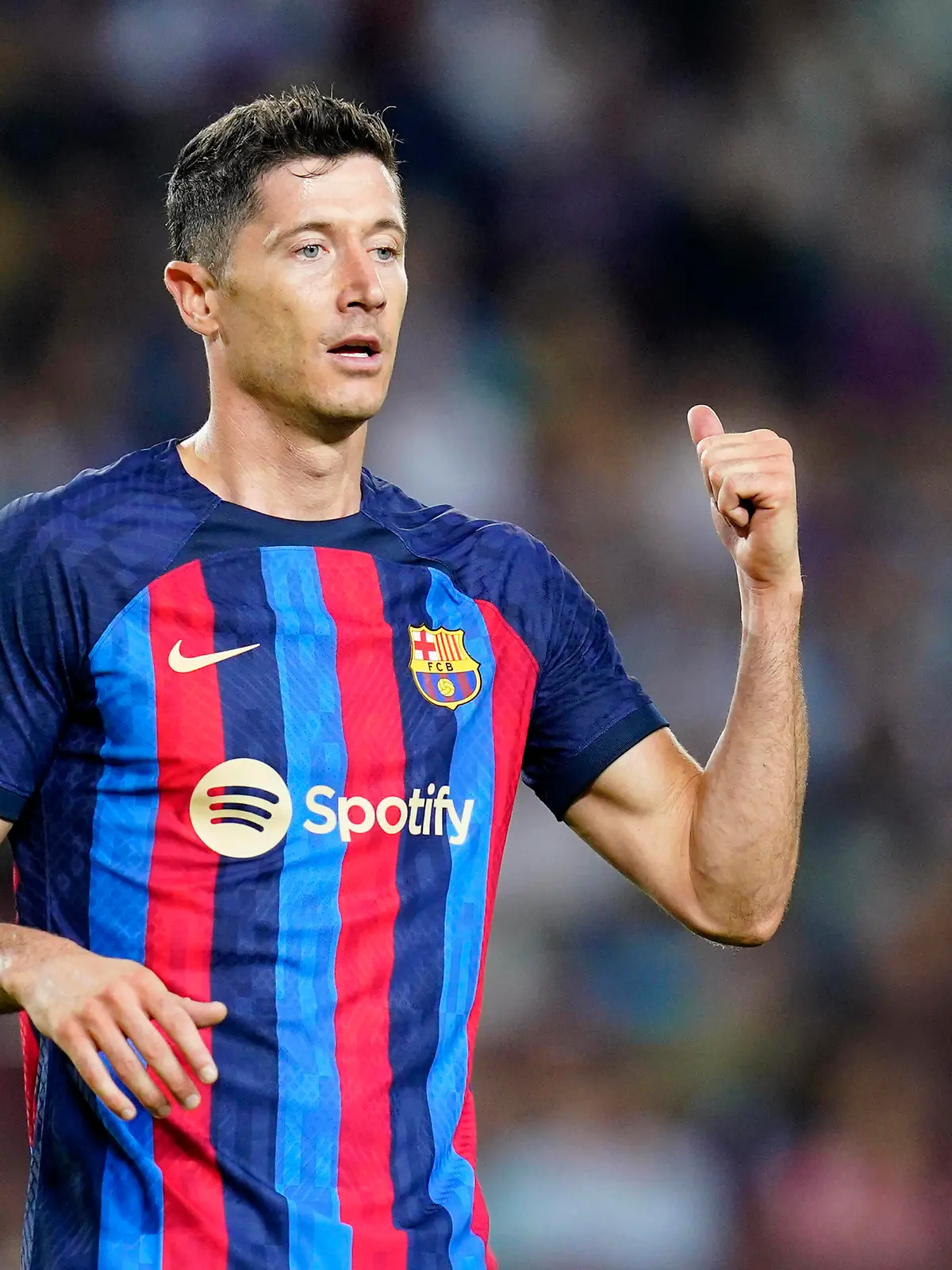  ESP: FC Barcelona, Barca Villarreal CF. La Liga Santander. Date 10 Robert Lewandowski of FC Barcelona during the La Liga match between FC Barcelona and Villarreal CF played at Spotify Camp Nou Stadium on October 20, 2022 in Barcelona, Spain. kpng Copyright: xSergioxRuizx/xPRESSINx PS_221020_031