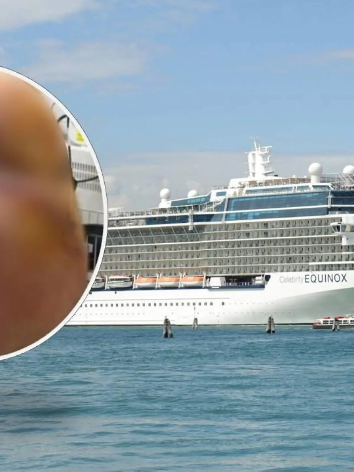 Auf einem Kreuzfahrtschiff (Symbolbild) habe ihn eine Spinne gebissen, behauptet der Mann.