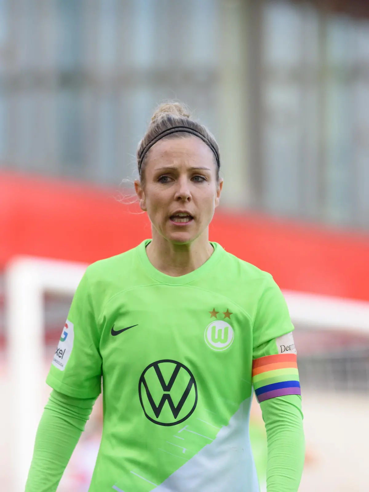 November 5, 2023, Munich, Bavaria, Germany: Munich, Germany, November 5th 2023: Svenja Huth (10 VfL Wolfsburg) during the Google Pixel Frauen Bundesliga match between FC Bayern Munich and VfL Wolfsburg at FC Bayern Campus, Germany. (Credit Image: © Sven Beyrich/Sport Press Photo via ZUMA Press) / action press