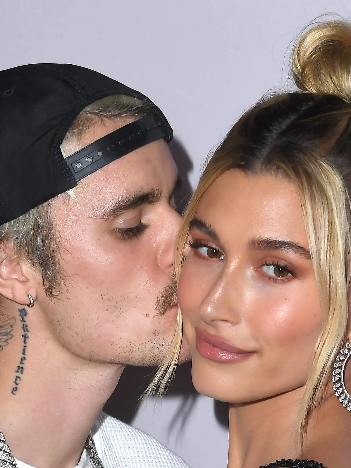 LOS ANGELES, CALIFORNIA - JANUARY 27: Justin Bieber and Hailey Bieber  arrives at the Premiere Of YouTube Originals' "Justin Bieber: Seasons"  at Regency Bruin Theatre on January 27, 2020 in Los Angeles, California. (Photo by Steve Granitz/WireImage)