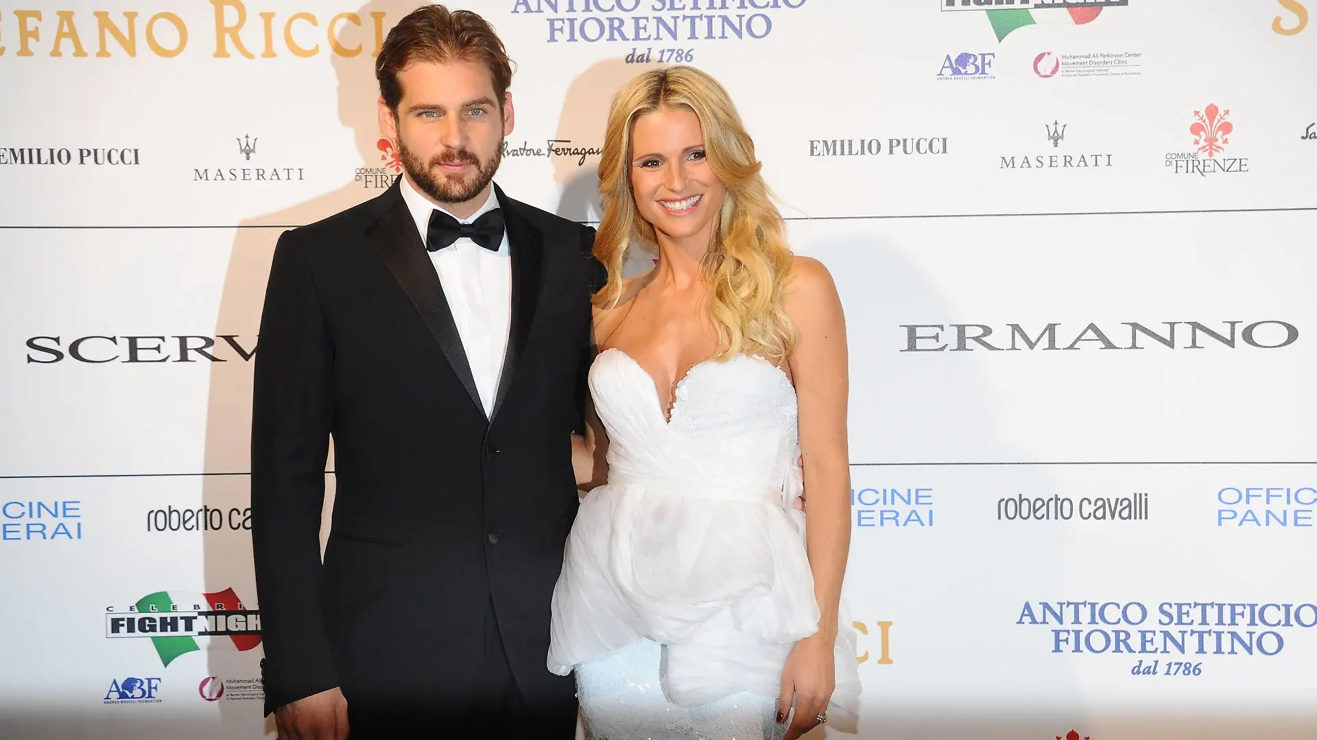 Firenze 8/9/2014 Celebrity night - Tomaso Trussardi e Michelle Hunziker Italy Photo Press - World Copyright - Celebrity Fight Night Toscana PUBLICATIONxNOTxINxITA 0
Firenze 8 9 2014 Celebrity Night Tomaso Trussardi e Michelle Hunziker Italy Photo Press World Copyright Celebrity Fight Night Toscana PublicationxNotxInxITA 0