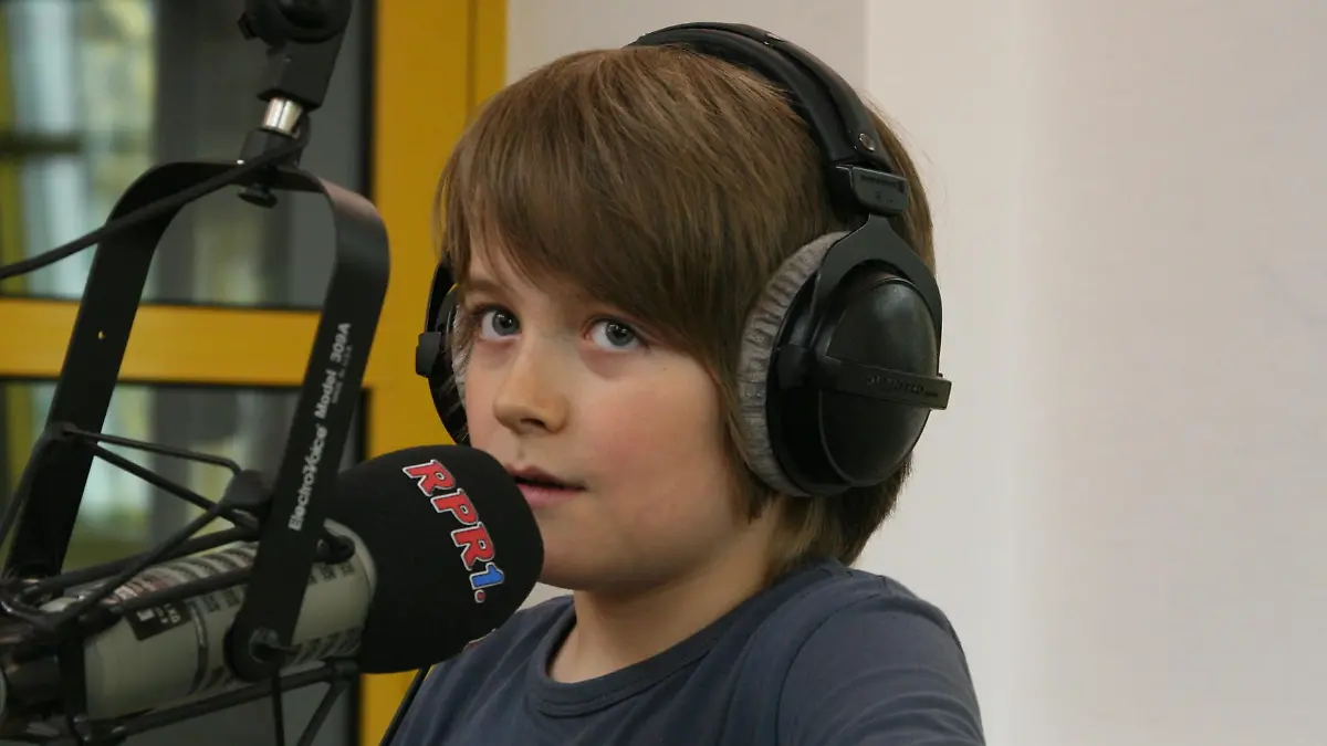 Luke Rothfuchs mit 10 Jahren bei RPR1