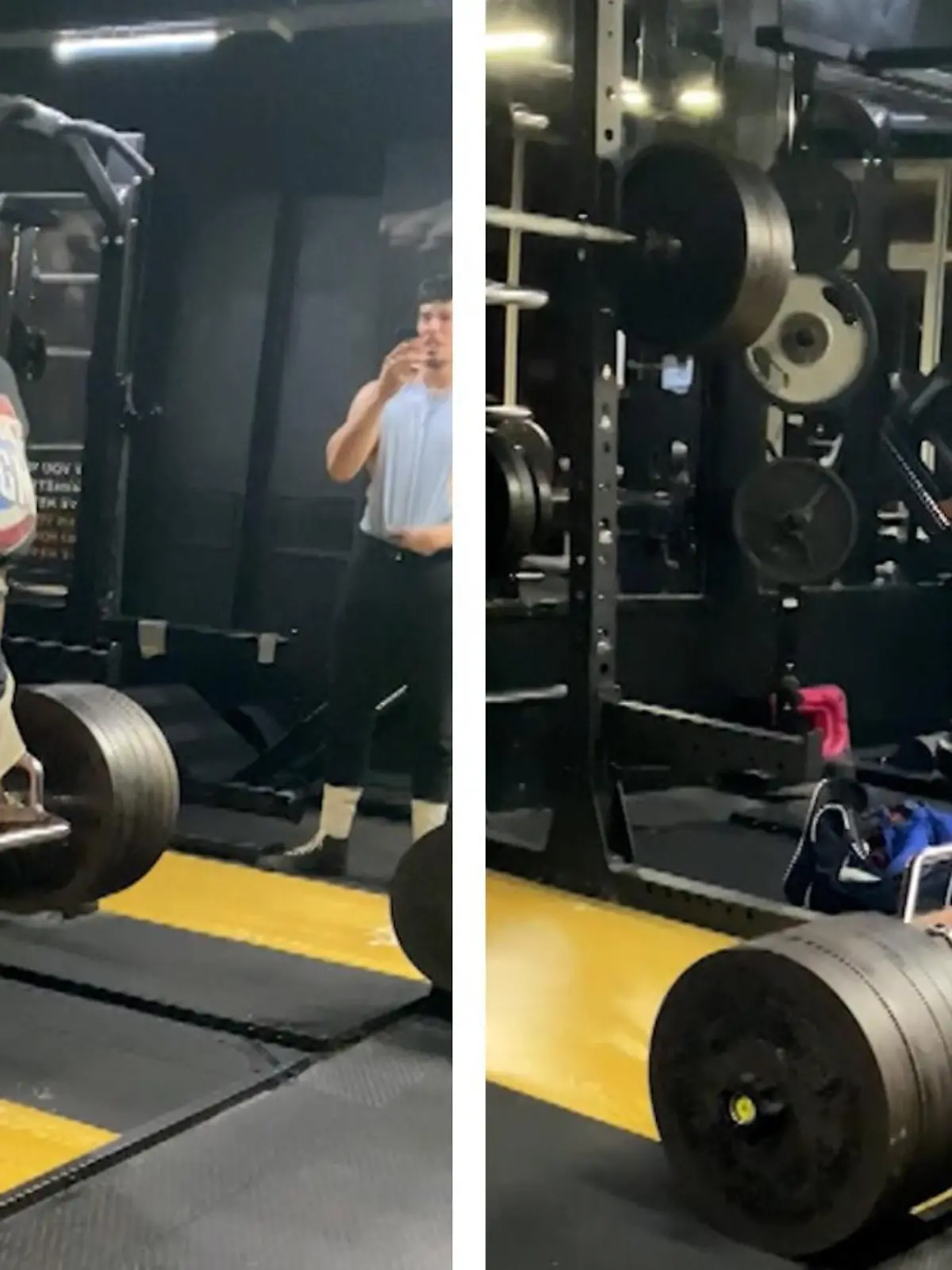 Nachdem Alex Lungu 370 Kilogramm stemmt, gleich zweimal, fällt er plötzlich in Ohnmacht! Wie lange er das Bewusstsein verliert, ist unklar - vermutlich aber nur kurz. Diese Bilder belegen zweifellos: Er hat alles gegeben.