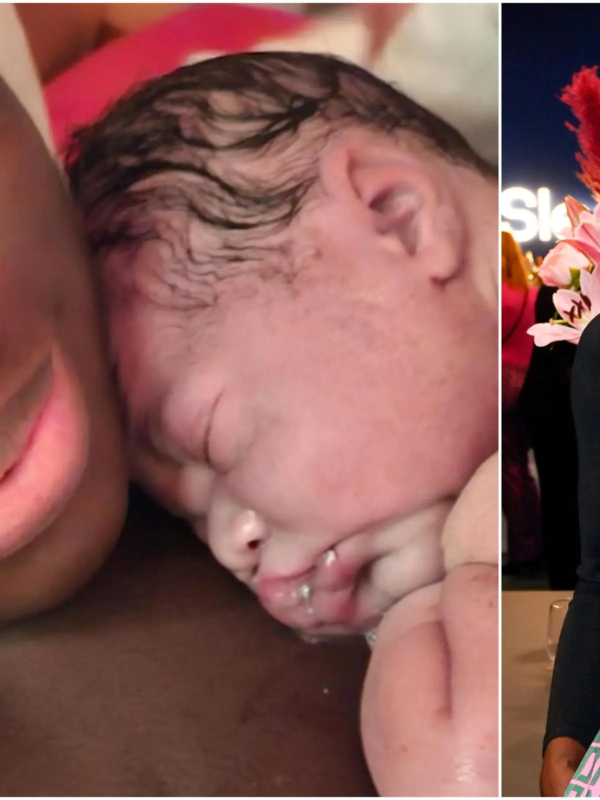 Model Aminata Sanogo wurde zum ersten Mal Mutter - und berichtet von der dramatischen Geburt.