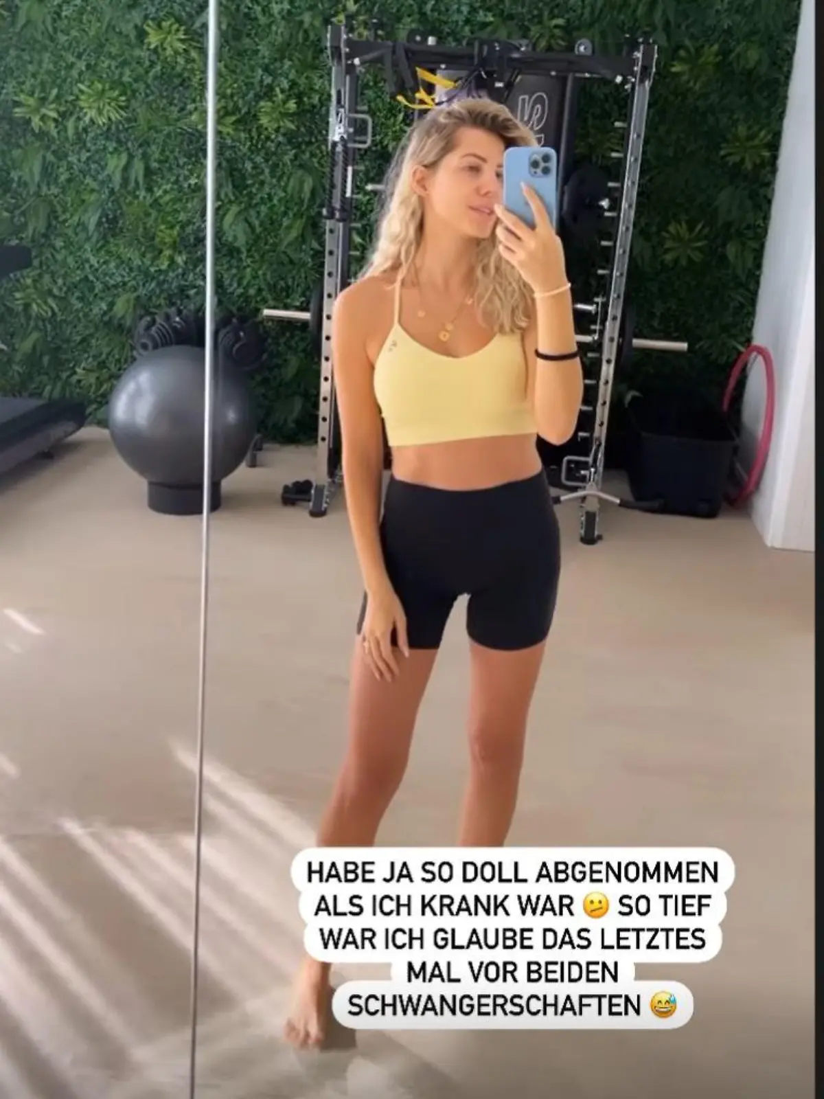 Sarah Harrison gibt ein Body-Update.
