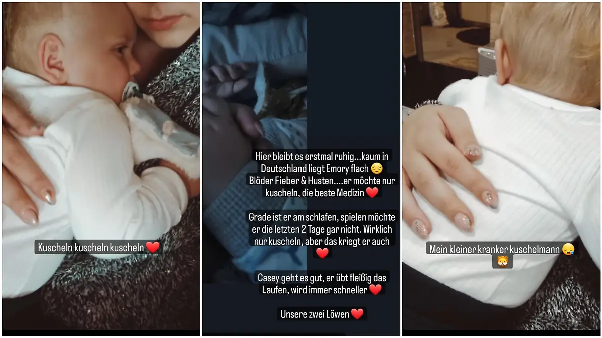 Sarafina Wollny Instagram-Story