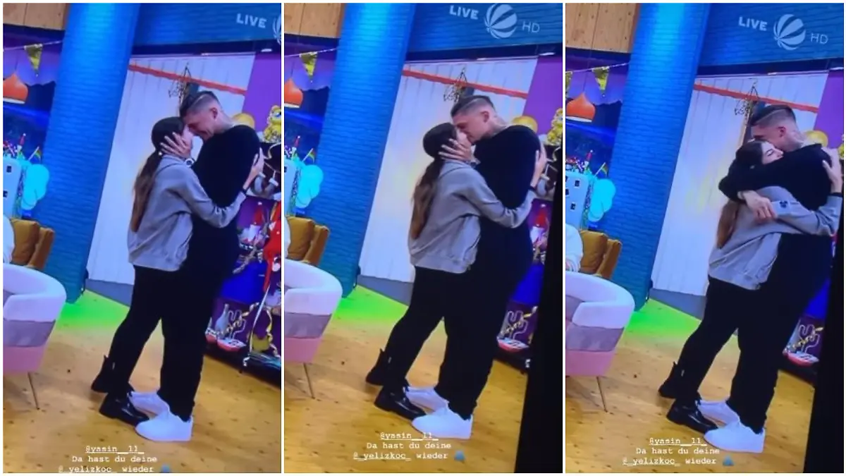 Der Liebesbeweis? Yasin Mohamed knutscht Yeliz Koc im TV ab!