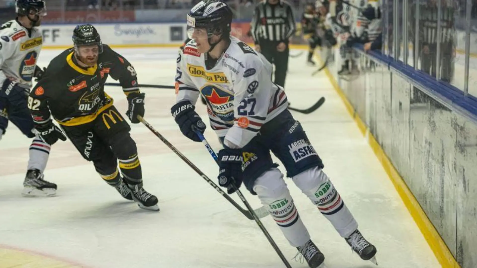 Jonas Nyhus Myhre gilt als norwegisches Eishockey-Talent.