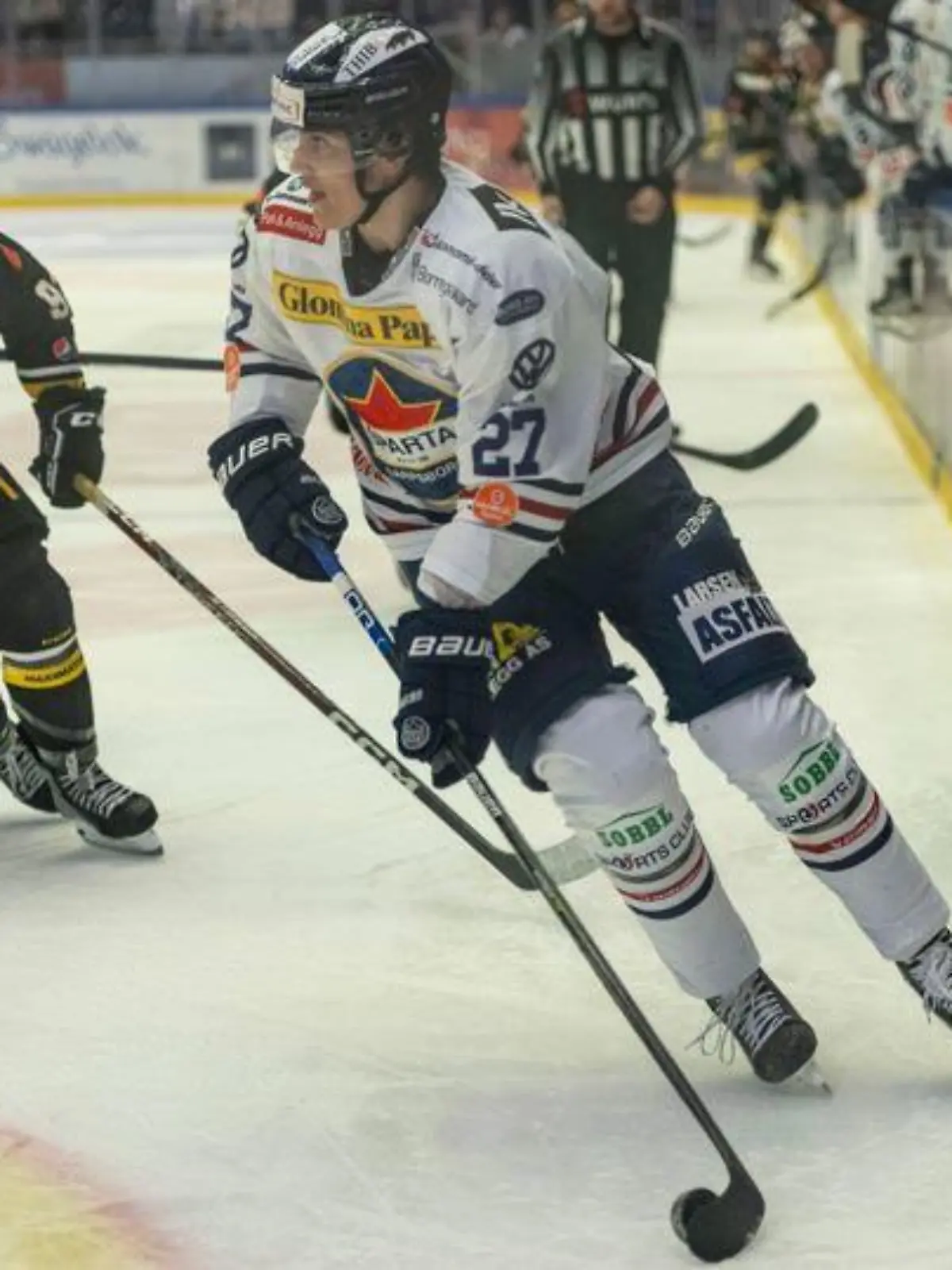 Jonas Nyhus Myhre gilt als norwegisches Eishockey-Talent.