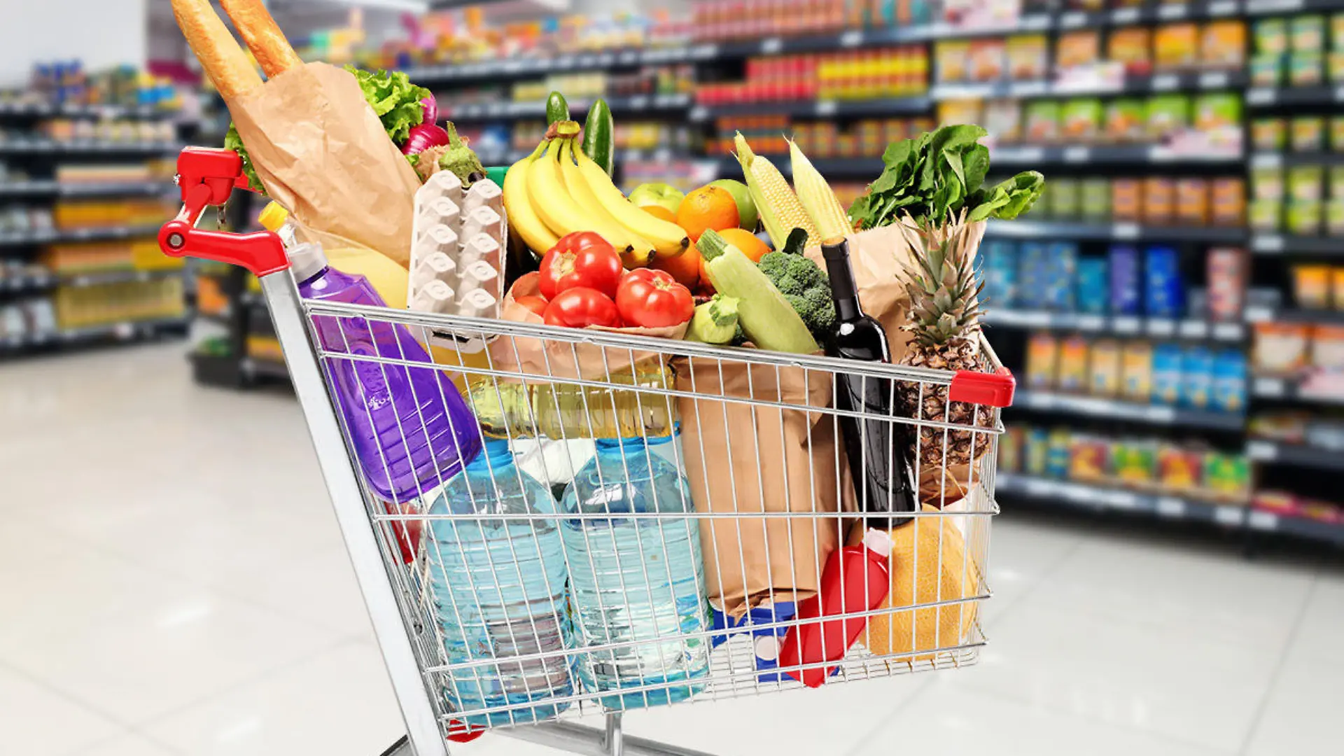 Supermarkt Produkte werden teurer