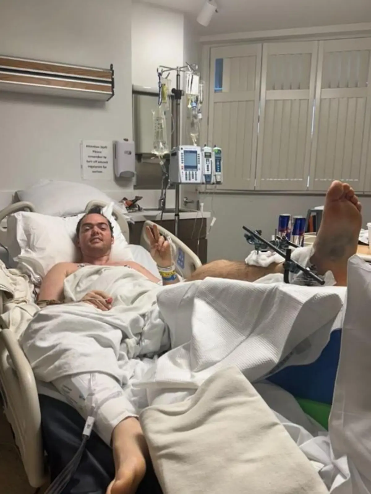 Rallye-Star Matthias Walkner gab ein Update aus dem Krankenhausbett.