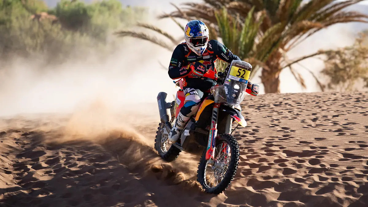 52 WALKNER Matthias (aut), Red Bull KTM Factory Racing, KTM 450 Rally Factory, FIM W2RC, action during the Stage 2 of the Rallye du Maroc 2023, on October 15, 2023 around Zagora, Morocco - Photo Joao Filipe / DPPI