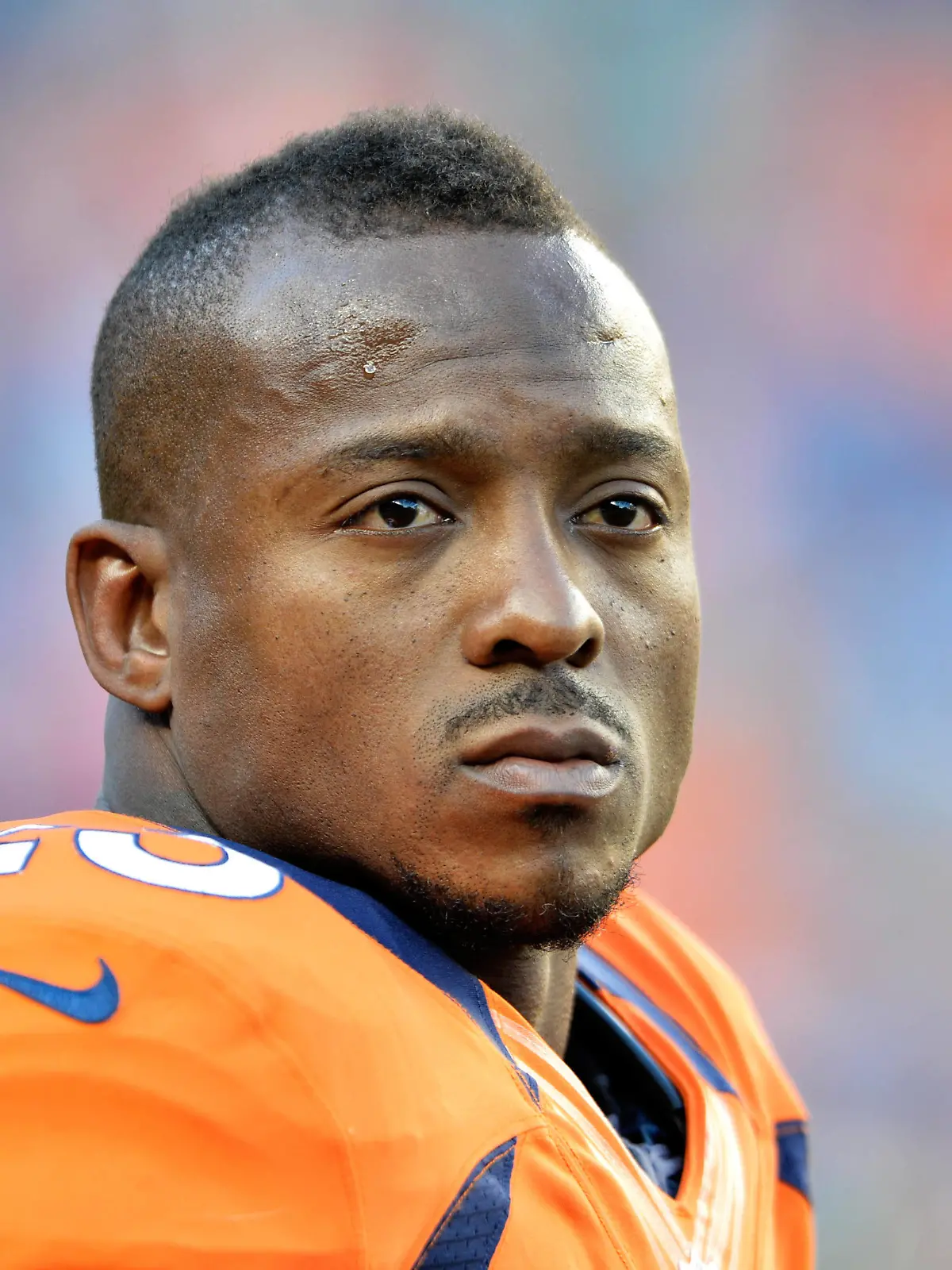 NFL, American Football Herren, USA Pittsburgh Steelers at Denver Broncos September 9 2012 Denver, CO, USA Denver Broncos running back Willis McGahee 23 before the game against the Pittsburgh Steelers at Sports Authority Field. Denver Colorado UNITED STATES, EDITORIAL USE ONLY PUBLICATIONxINxGERxSUIxAUTxONLY Copyright: xRonxChenoy-USAxTODAYxSportsx 6608380