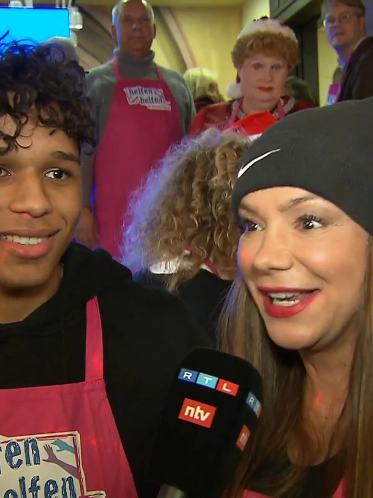 Radost Bokel mit Ihrem Sohn Tyler