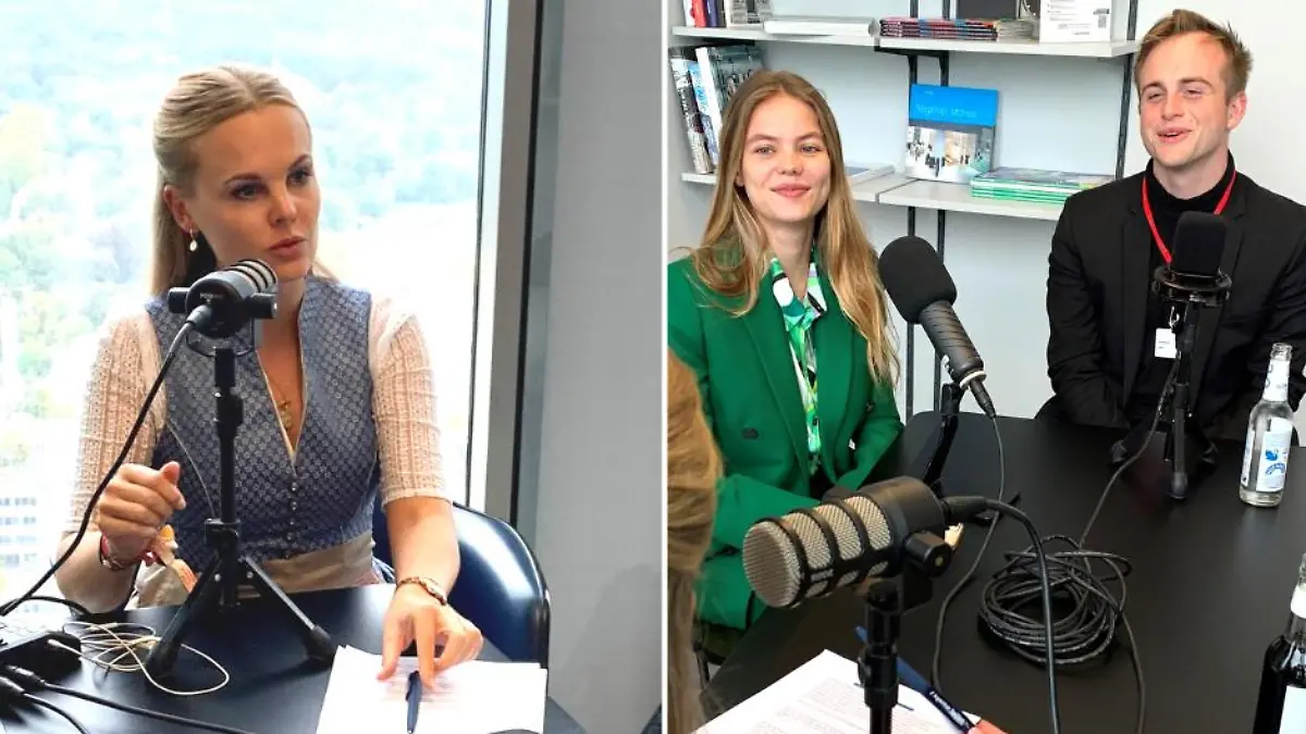 Janna Linke im Gespräch mit Yael Meier und Jo Dietrich.