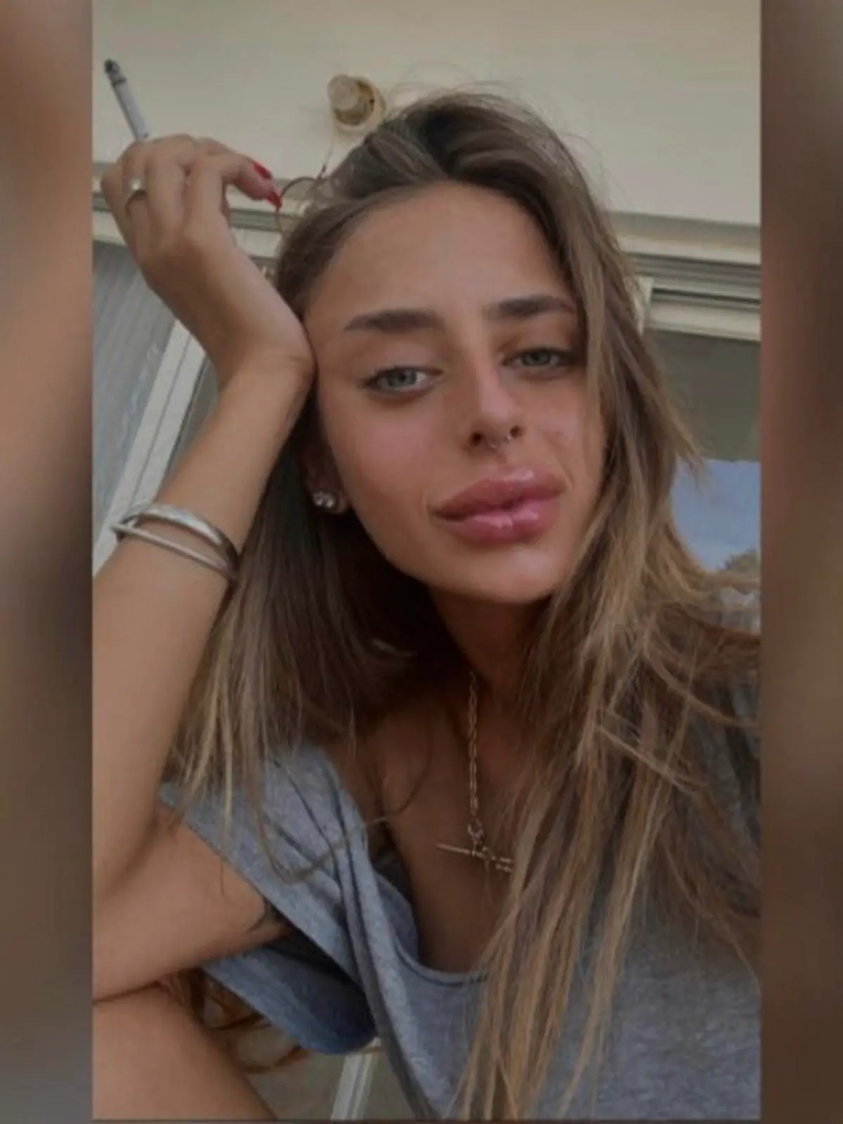 This undated photo released by Hostages and Missing Families Forum Headquarters shows Mia Schem, 21, who was released Thursday, Nov. 30, 2023, after 55 days in Hamas captivity. (Hostages and Missing Families Forum headquarters via AP)