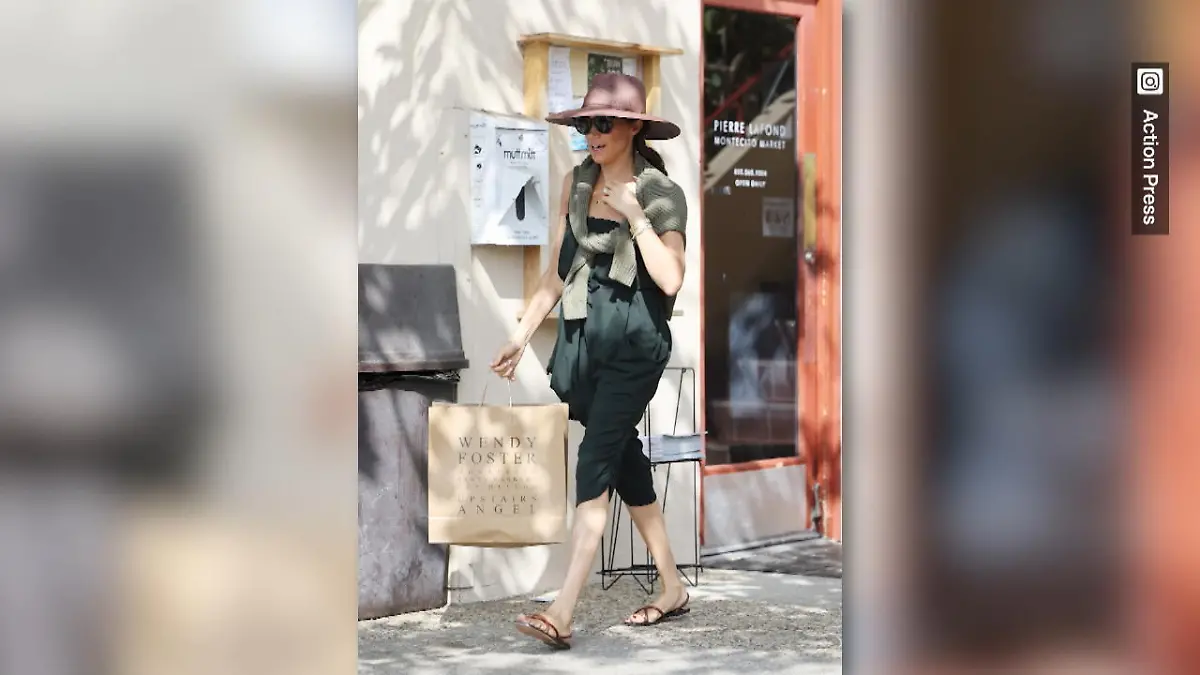 Meghan im Lässig-Look beim Shoppingbummel Hingucker