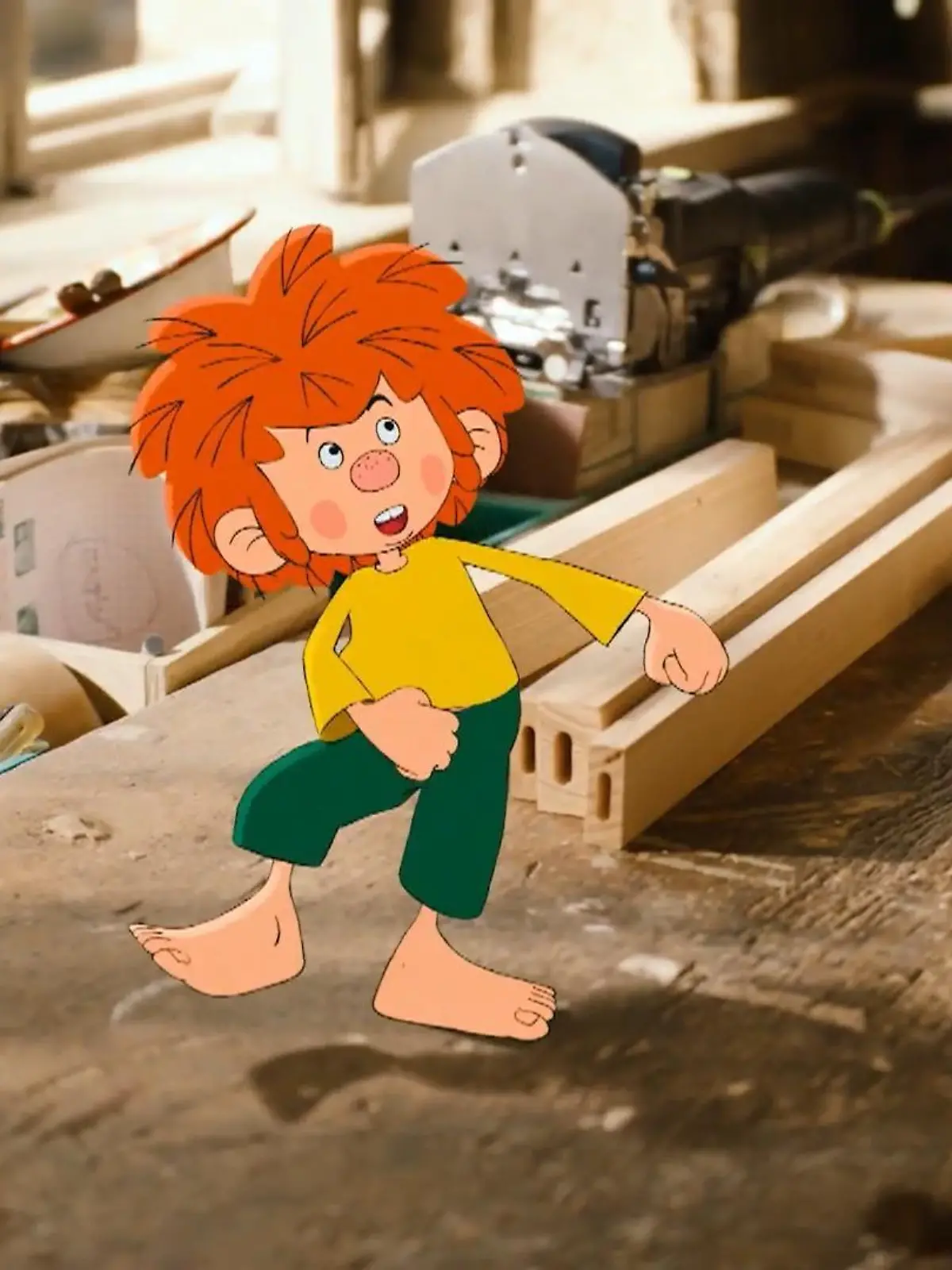 Frech, schrill und einfach unverwechselbar: Der Pumuckl hat jetzt in Eders Neffen Florian seinen neuen Meister gefunden!