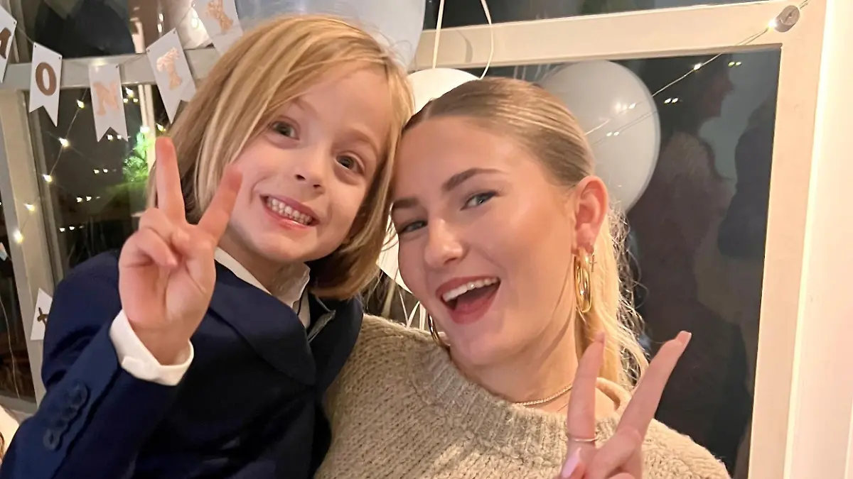 Taufpatin von Tabea Heynigs fünfjährigem Sohn Monty war niemand anderes als Janine Kunzes Tochter Lola Budach.