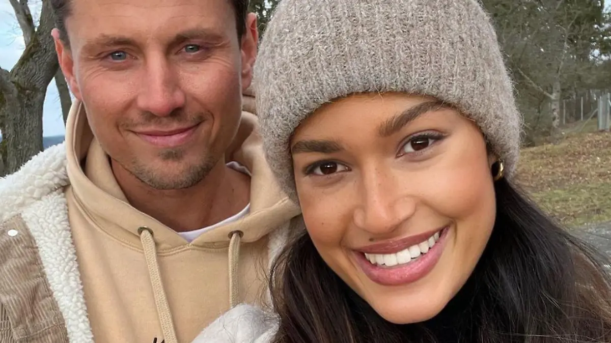 Lovelyn Enebechi und ihr Freund Toni haben geheiratet