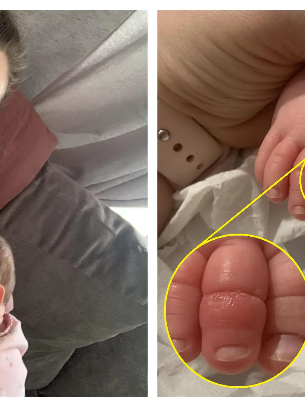 Laura Powles und ihre Tochter Skylah-Rae