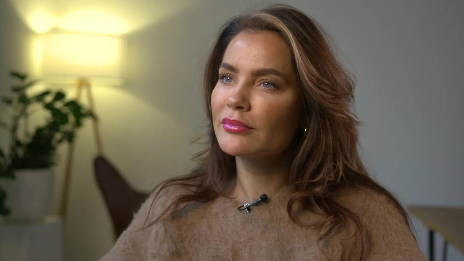 Janine Pink im RTL-Interview.
