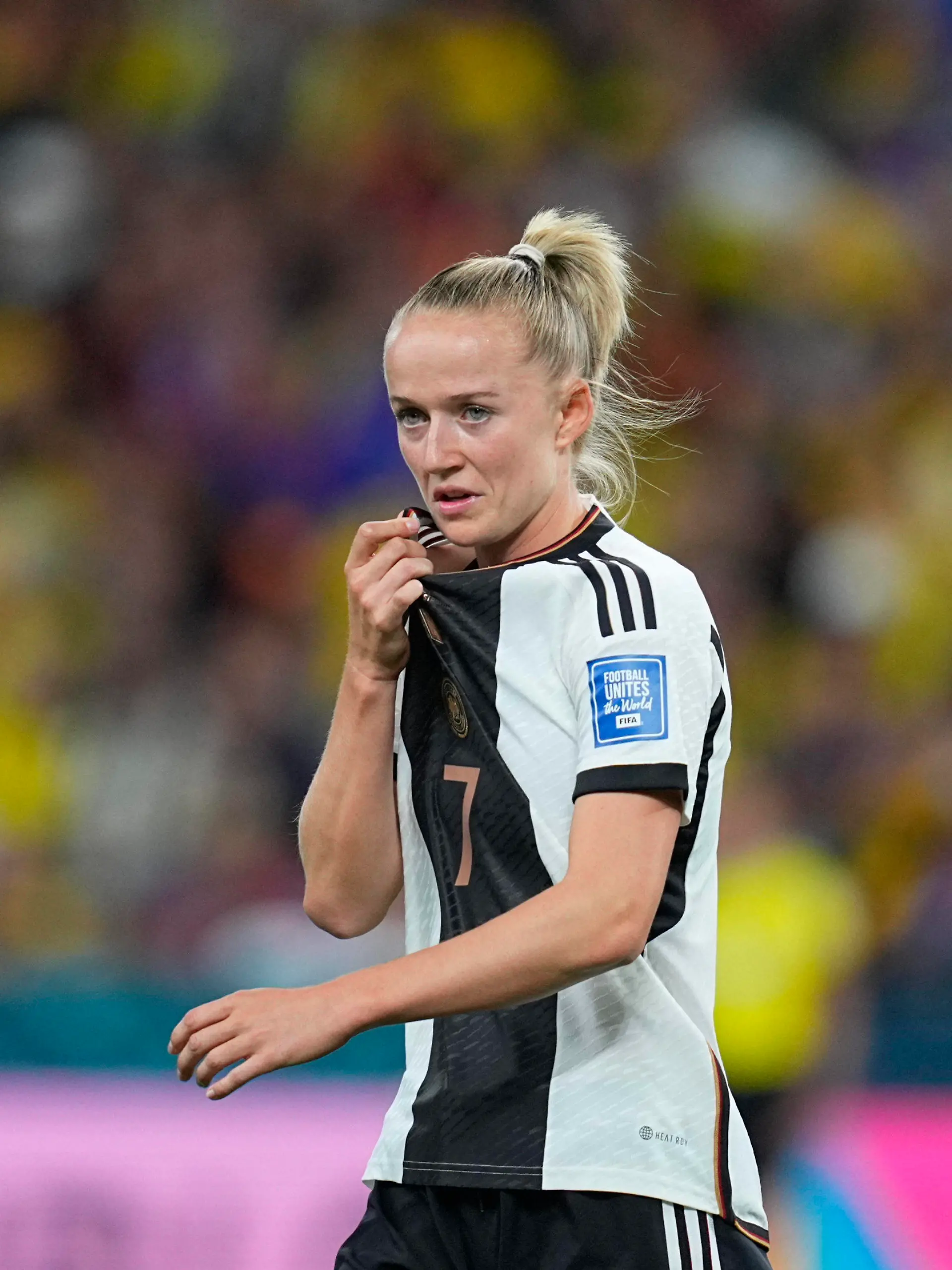 July 30 2023: Lea Schueller Germany looks on during a game, , at , , . /CSM USA - ZUMAc04_ 20230730_zma_c04_384 Copyright: xKimxPricex