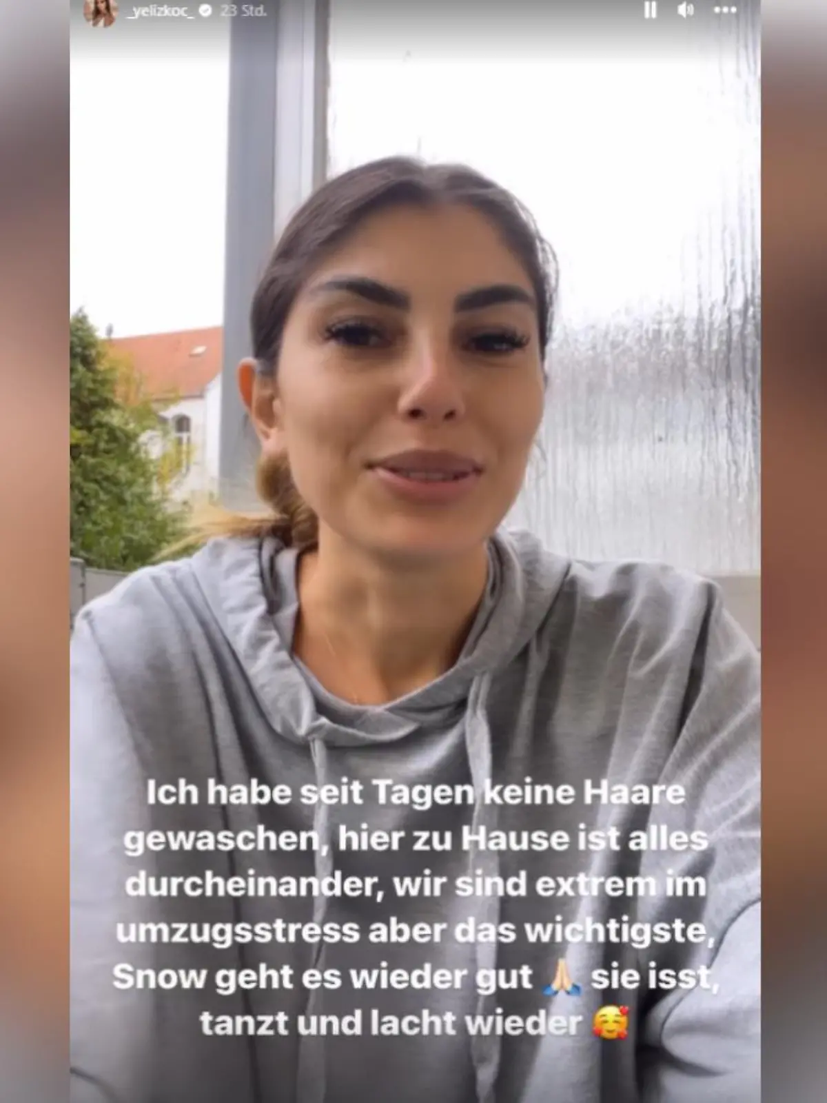 Yeliz Koc gibt ein Update zu Snows Gesundheit.