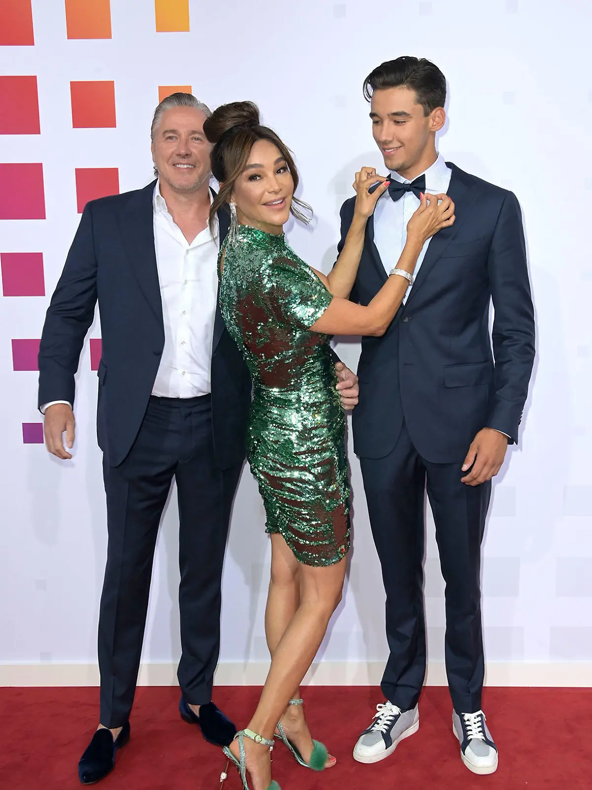 Verona Pooth mit Ehemann Franjo Pooth und Sohn San Diego Pooth bei der Bertelsmann Party 2023 in der Bertelsmann Repräsentanz Unter den Linden. Berlin, 15.06.2023