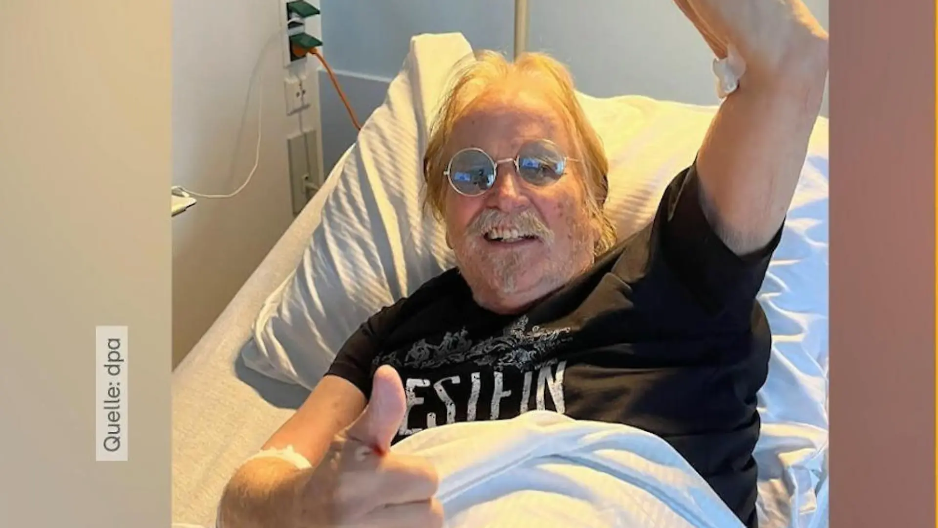 Sorge um Frank Zander: Sohn gibt Gesundheitsupdate „Daumen drücken!“
