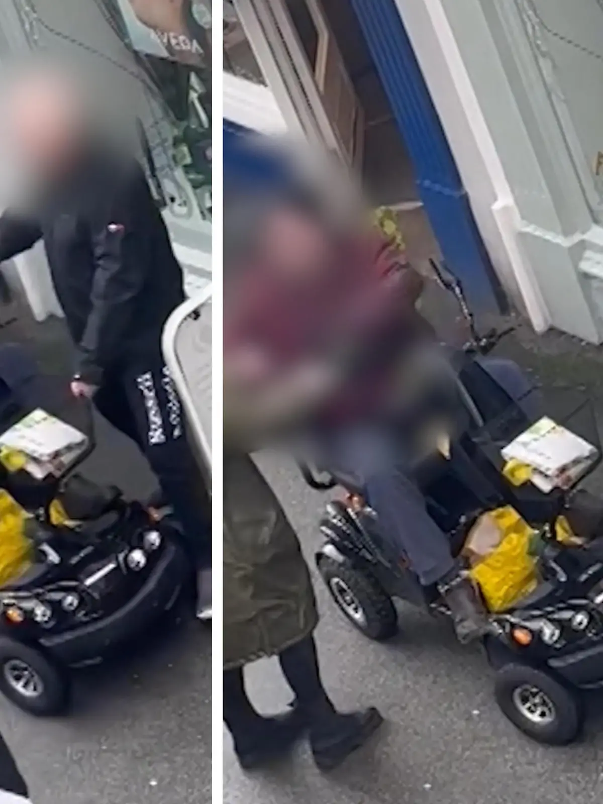 Bei Pasteten kennt er keine Gnade!

Vor einer Bäckerei im englischen Bideford erlebten Passanten ein wahres Duell! Weil ein anderer Herr ihm die letzte Pastete vor der Nase wegschnappte, würde ein Rentner richtig grantig, gab kurzerhand Gas und brachte den Konkurrenten mithilfe seines Elektro-Rollstuhls zu Fall. Warum das seine vorerst letzte Rambo-Fahrt gewesen ist, verraten wir im Video.