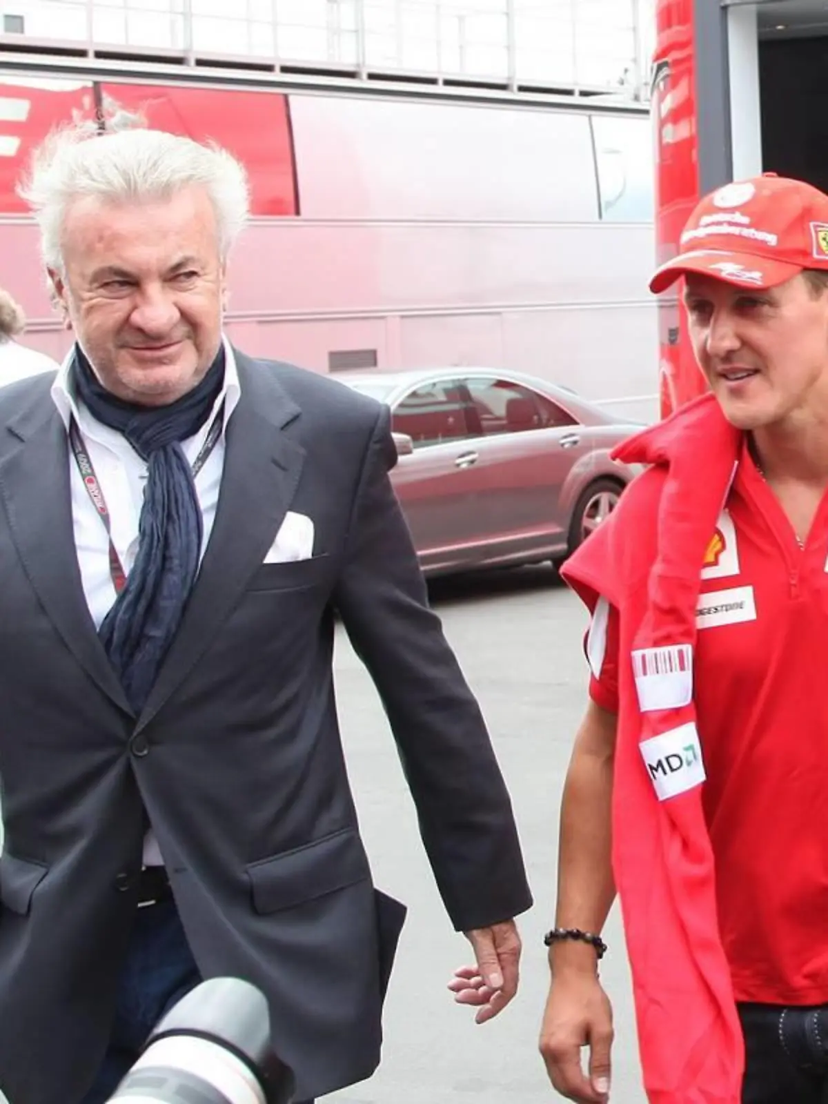 11.07.2009 Nürburg, Germany, Willi Weber (GER), Driver Manager with Michael Schumacher (GER), Test Driver, Scuderia Ferrari - Formula 1 World Championship, Rd 9, German Grand Prix, Saturday - www.xpb.cc, EMail: info@xpb.cc - copy of publication required for printed pictures. Every used picture is fee-liable. © Copyright: Batchelor / xpb.cc